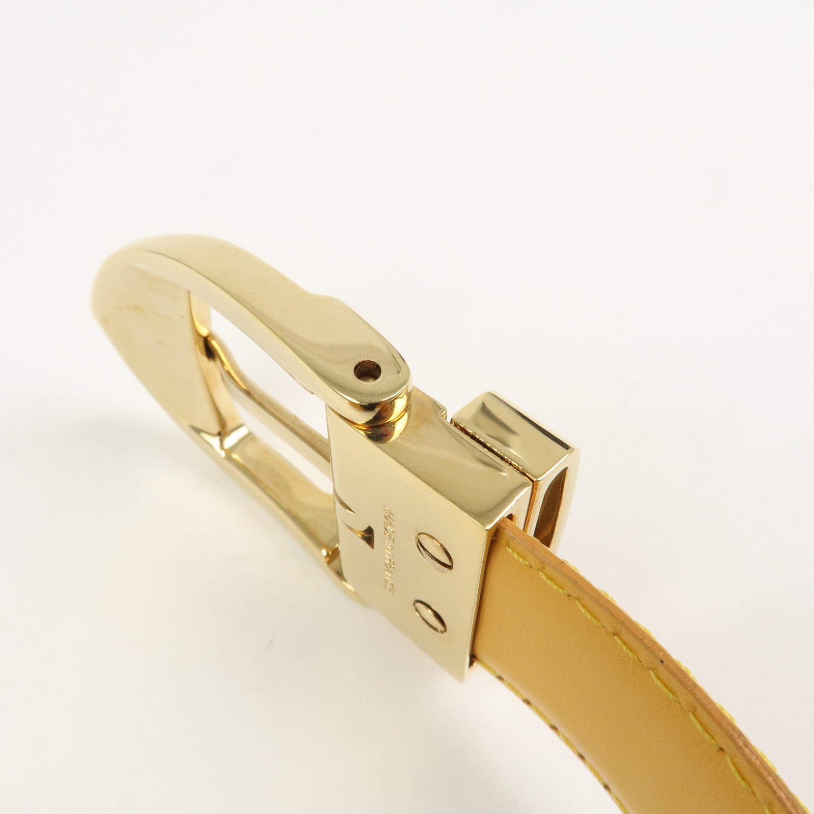 Louis Vuitton Epi Leather Ceinture Belt Tassili Yellow R10051