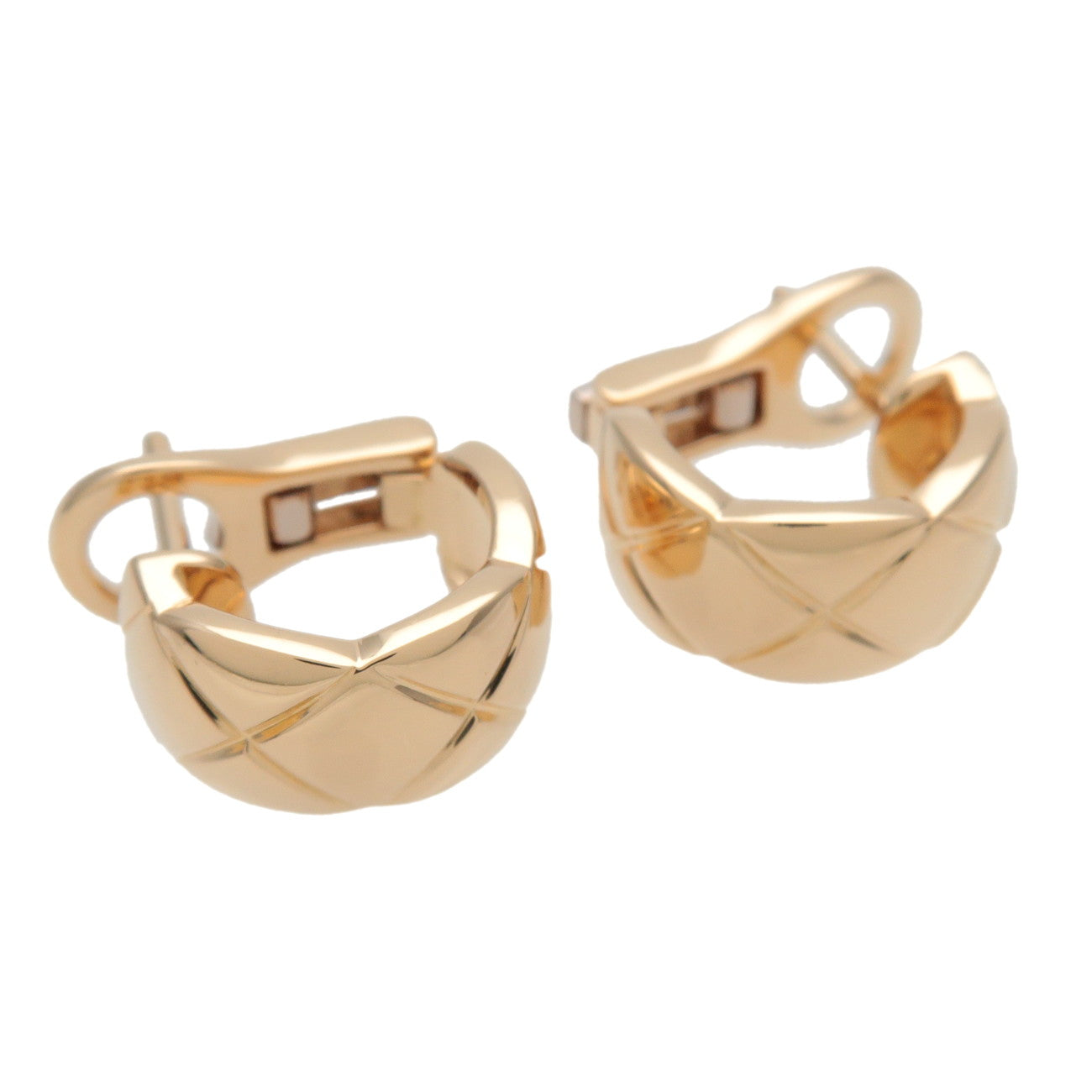 CHANEL COCO Crush Earrings K18 750YG Yellow Gold J11134