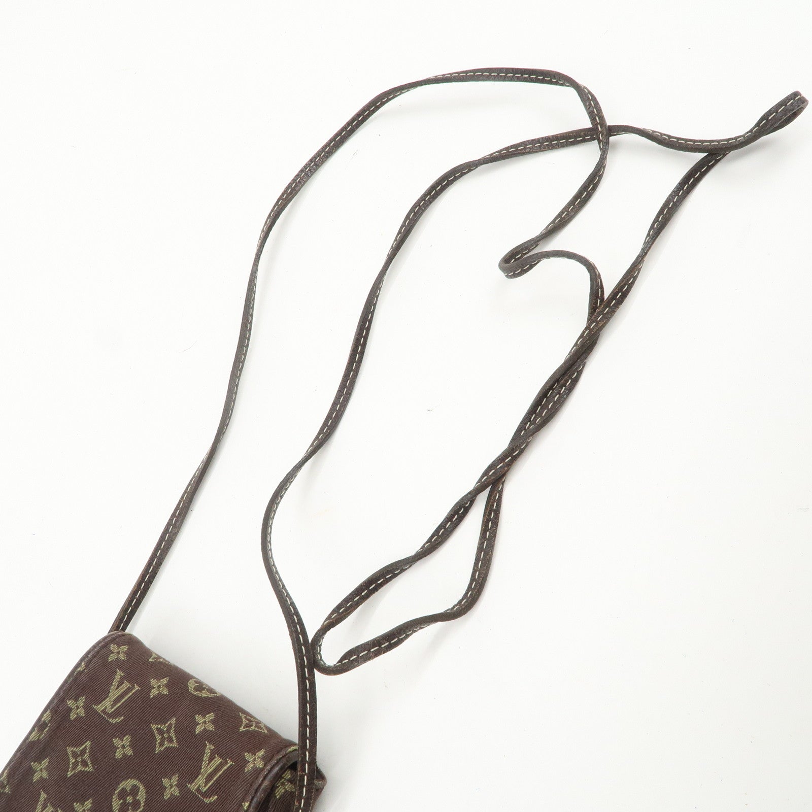 Louis Vuitton Monogram Mini Lin Pochette Cancun Ebene M95313