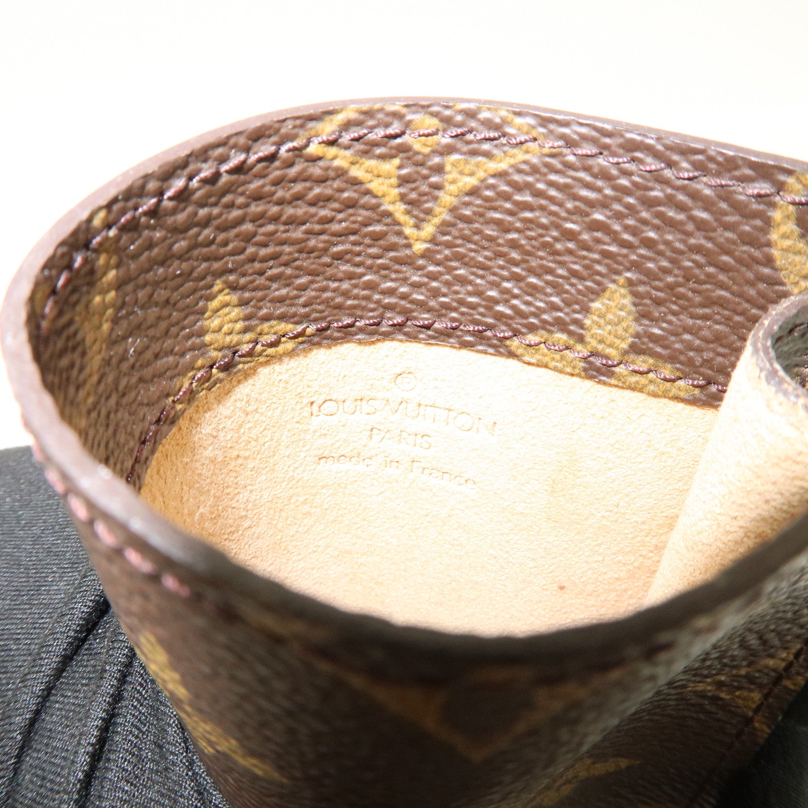 Louis Vuitton Monogram Leather Set of 3 Glasses Case Brown M62962