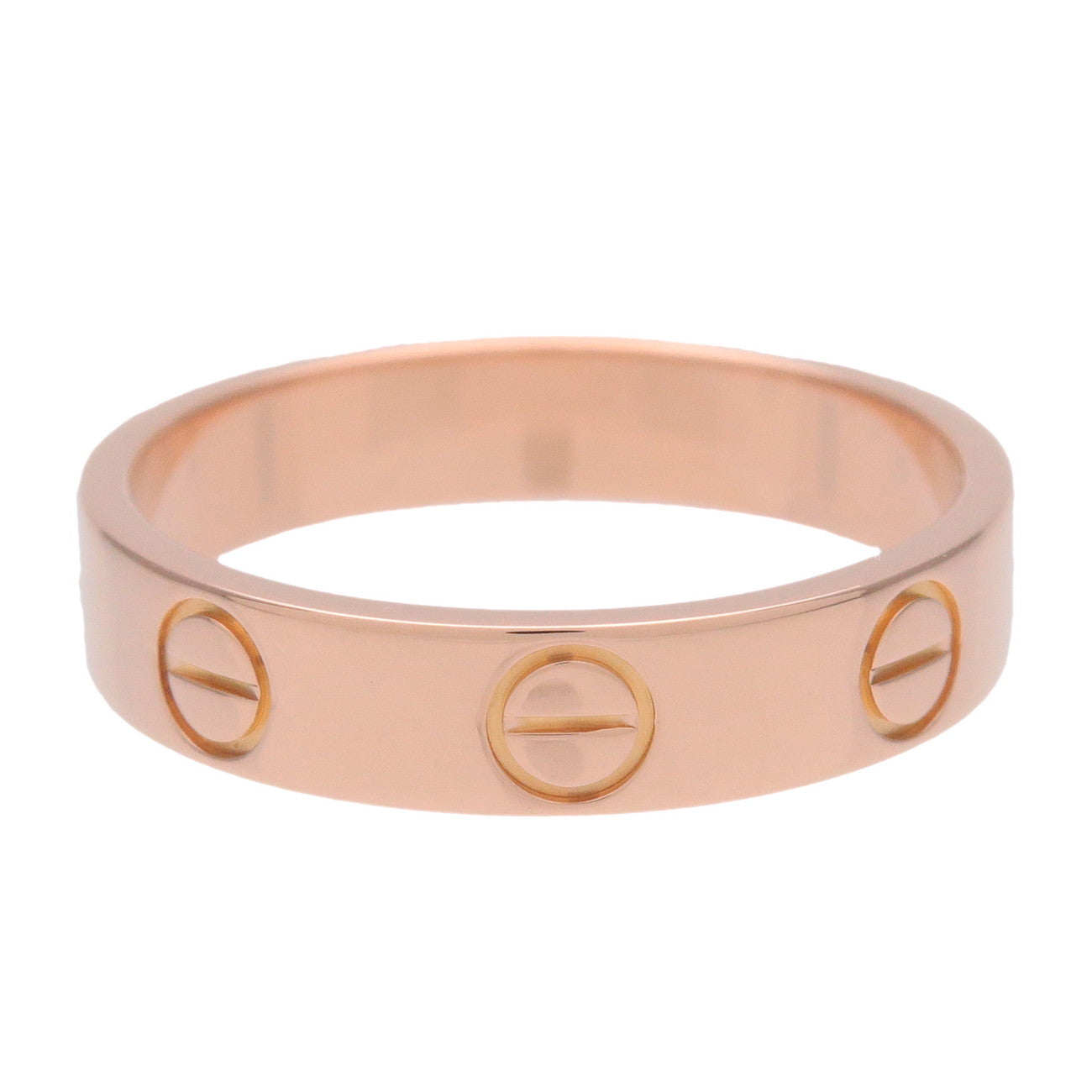 Cartier Mini Love Ring K18 750PG Rose Gold #48 US4.5 EU48 HK9.5