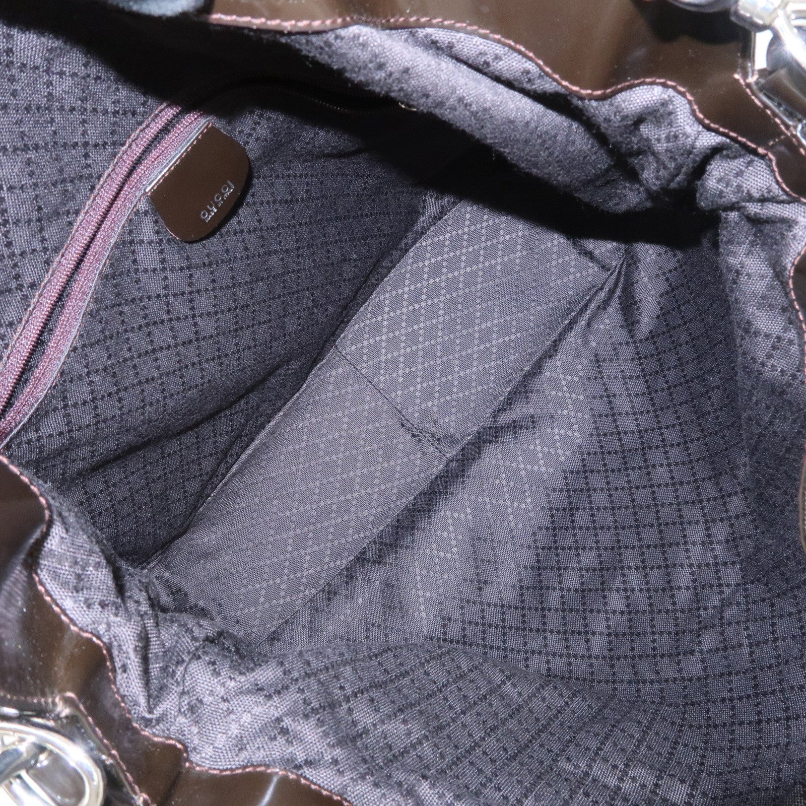 GUCCI Bamboo Nylon Leather 2Way Bag Hand Bag Shoulder Bag 001・2404