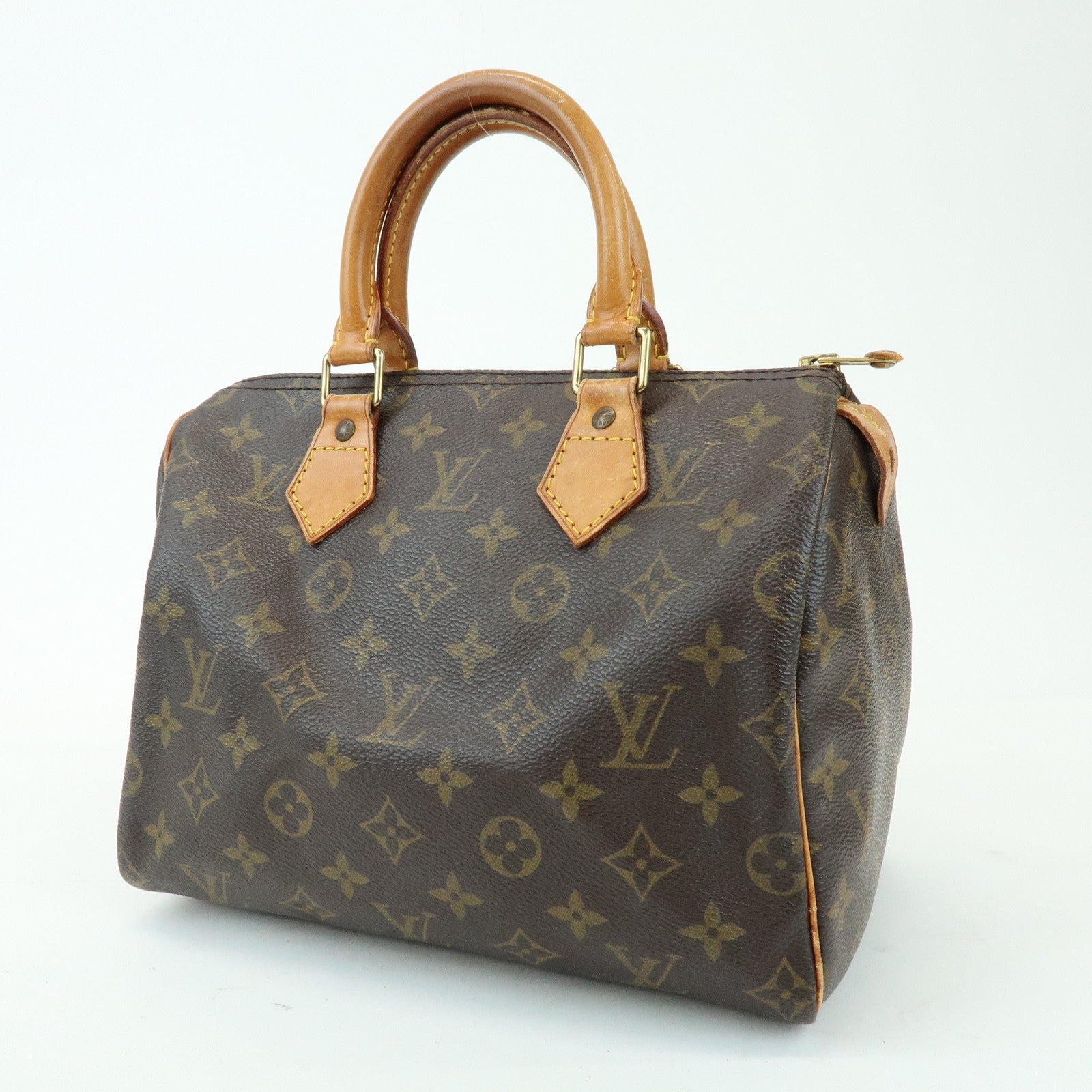 Louis Vuitton Monogram Speedy 25 Boston Bag Hand Bag Brown M41528