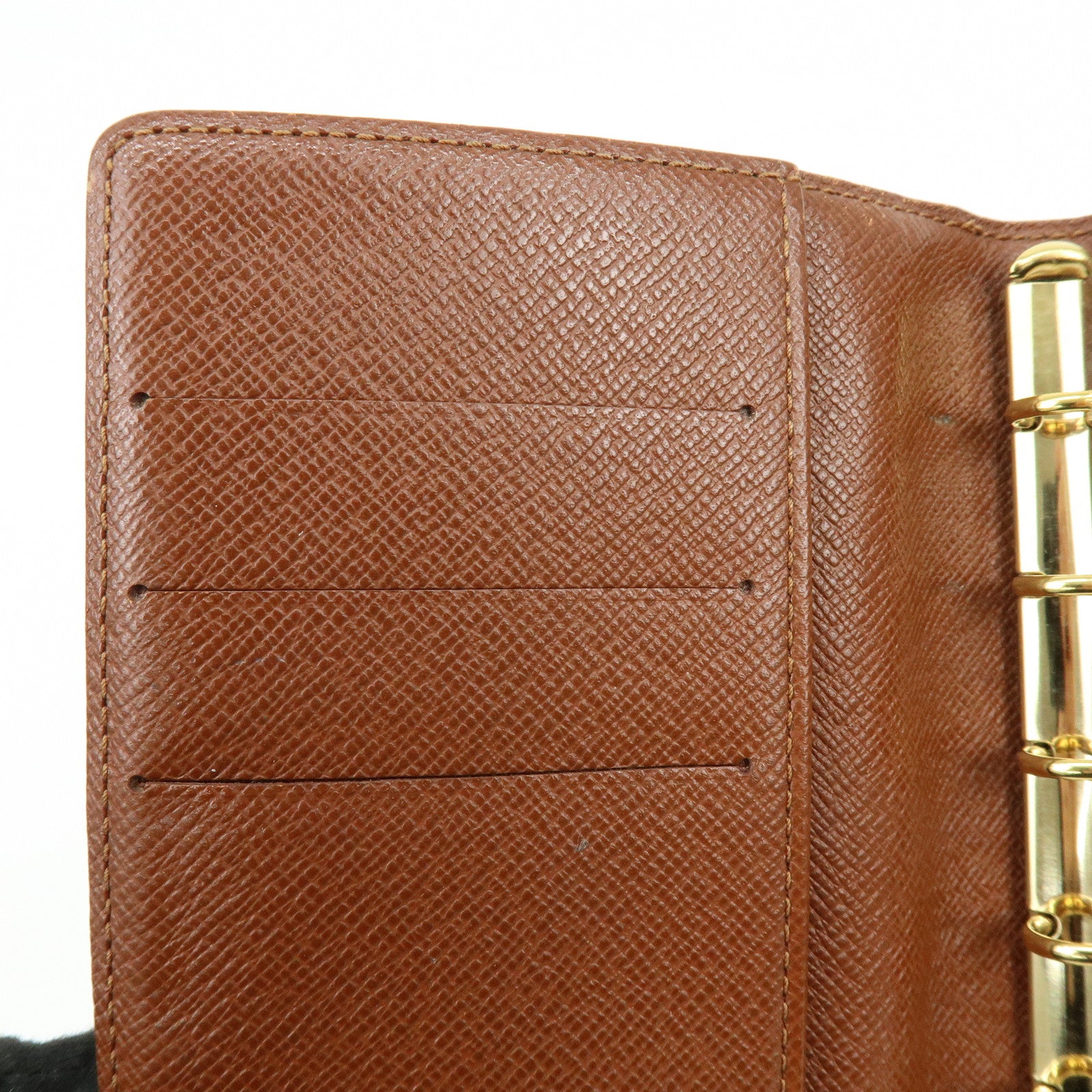 Louis Vuitton Monogram Agenda PM Planner Cover Brown R20005
