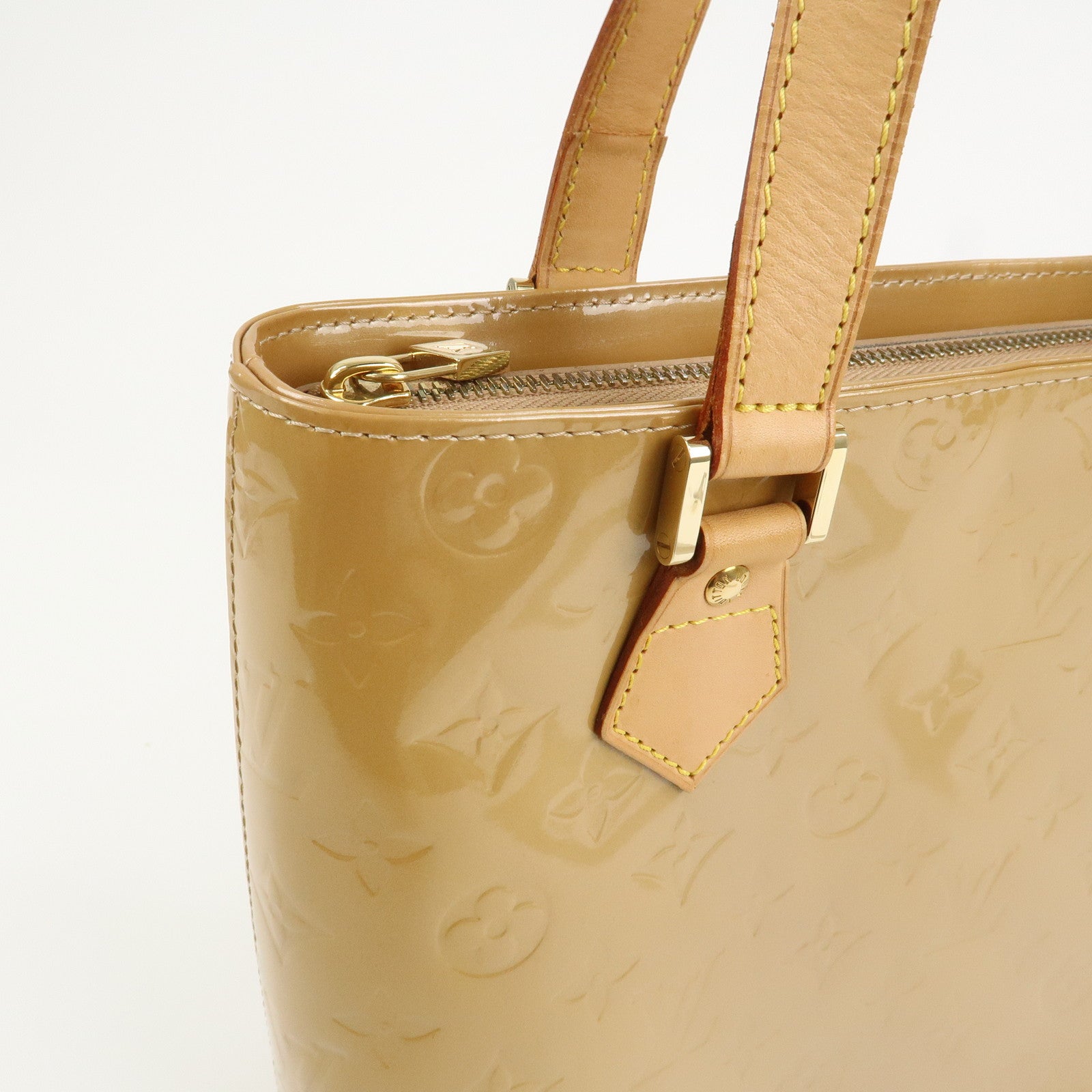Louis Vuitton Monogram Vernis Houston Noisette Tote Bag M91340