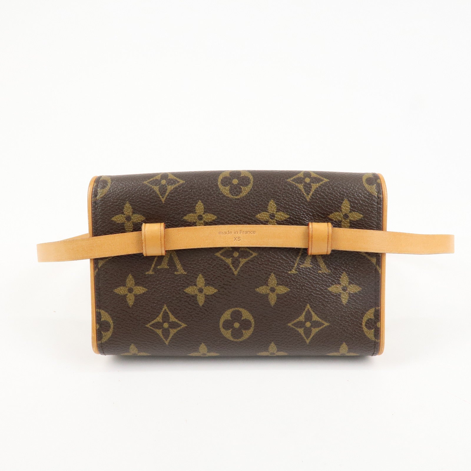Louis Vuitton Monogram Pochette Florentine Waist Bag Belt XS M51855 Used