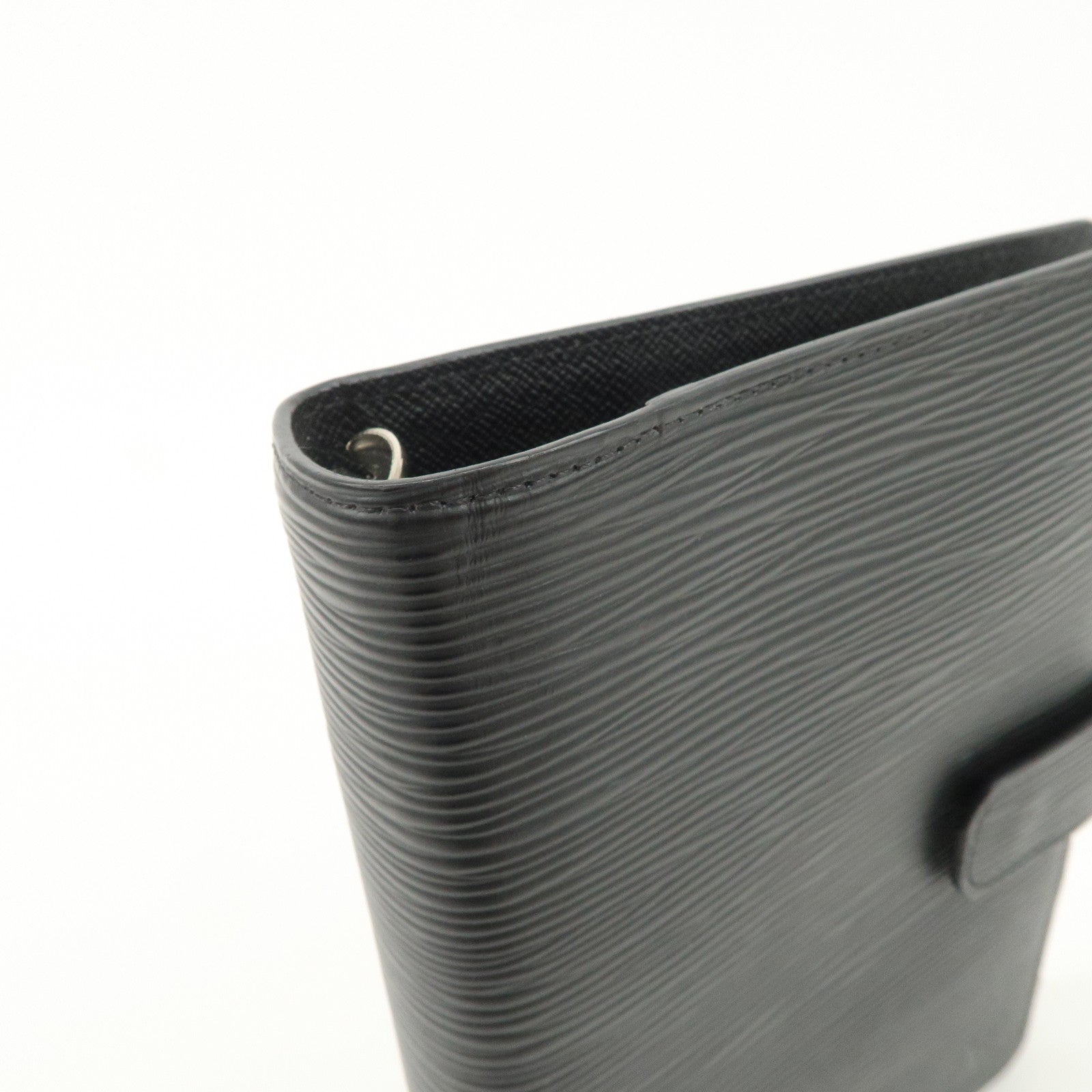 Louis Vuitton Epi Agenda MM Planner Cover Noir Black R20202