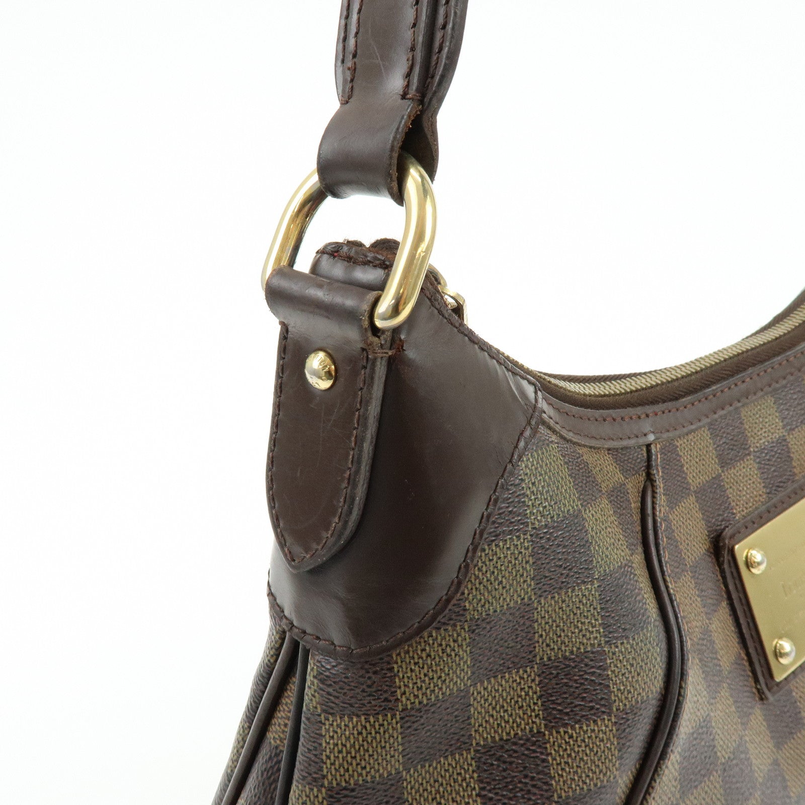 Louis Vuitton Damier Thames GM Shoulder Bag Brown N48181
