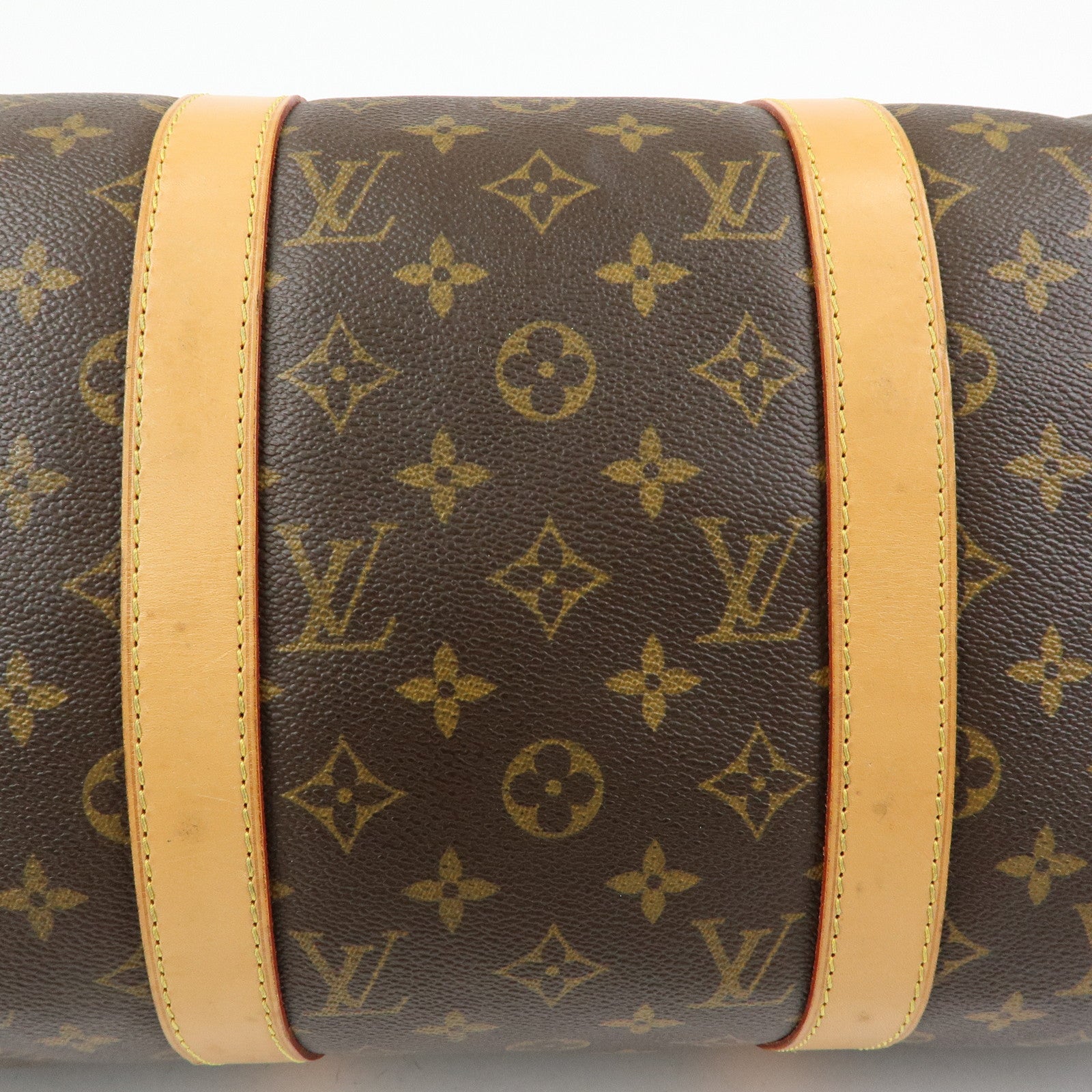 Louis Vuitton Monogram Keep All Bandouliere 50 Boston Bag M41416