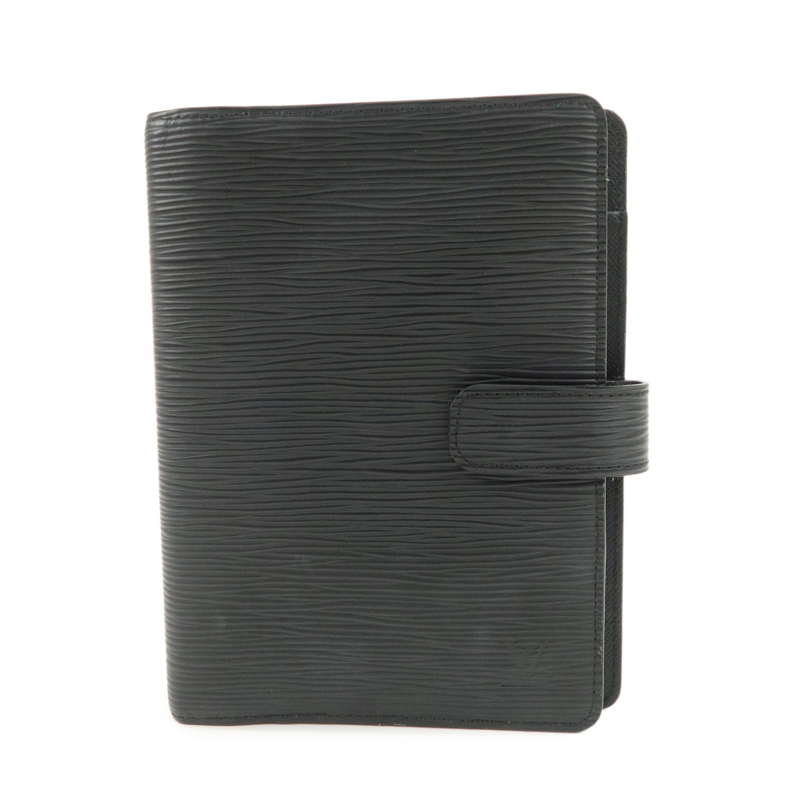 Louis Vuitton Epi Agenda MM Planner Cover Noir Black R20202