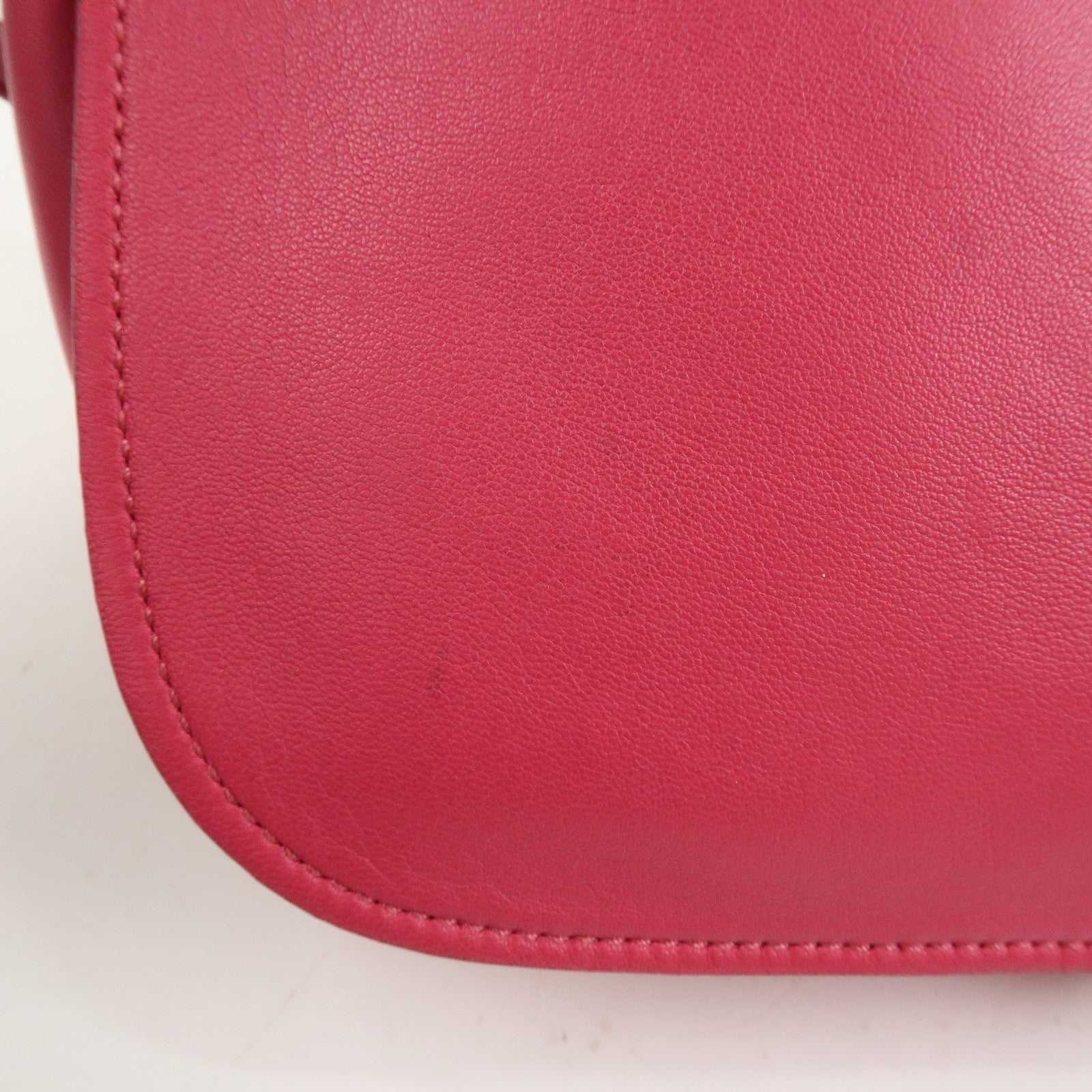 LOEWE Anagram Leather Shoulder Bag Crossbody Bag Pink