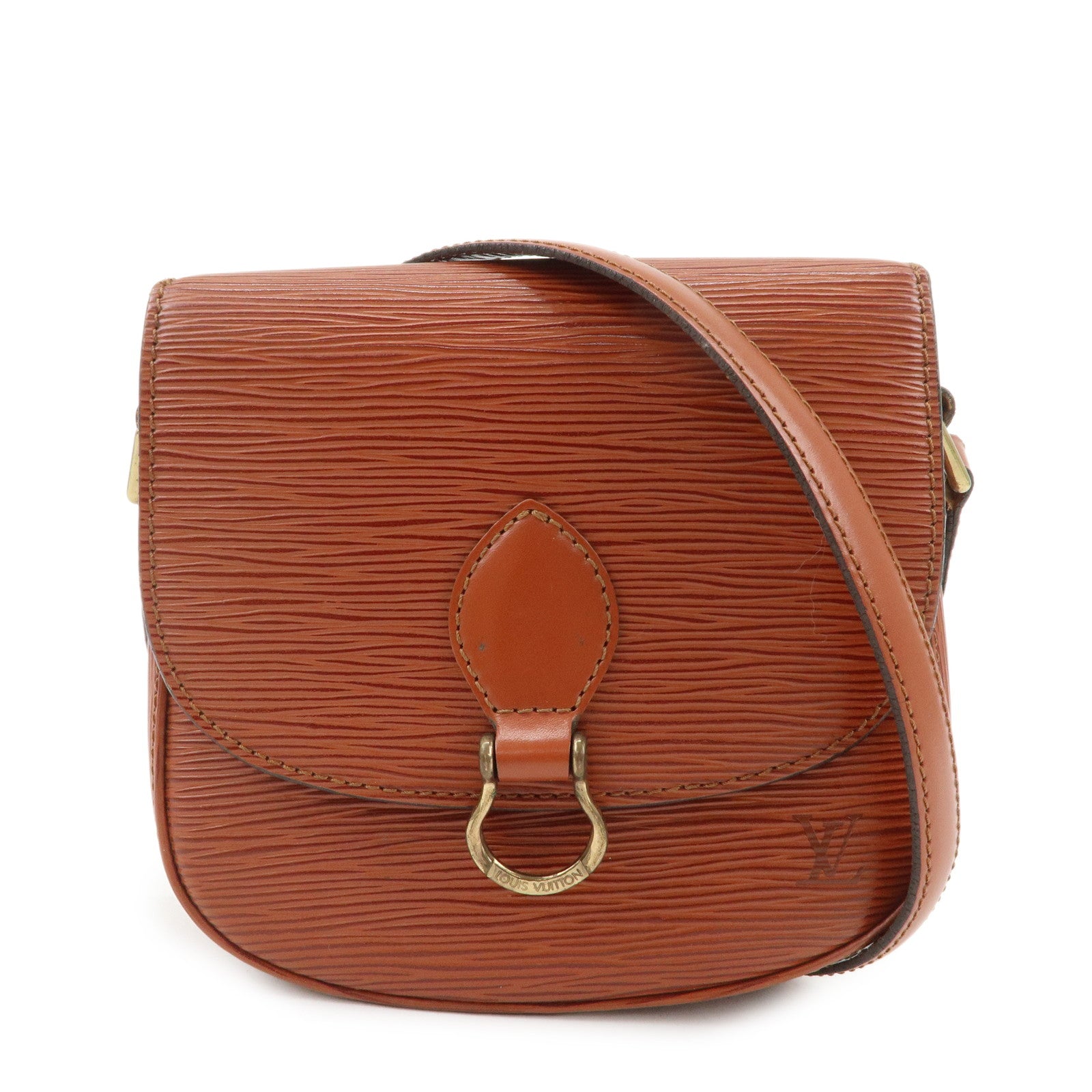 Louis Vuitton Epi Mini Saint Cloud Shoulder Bag Kenya Brown M52213
