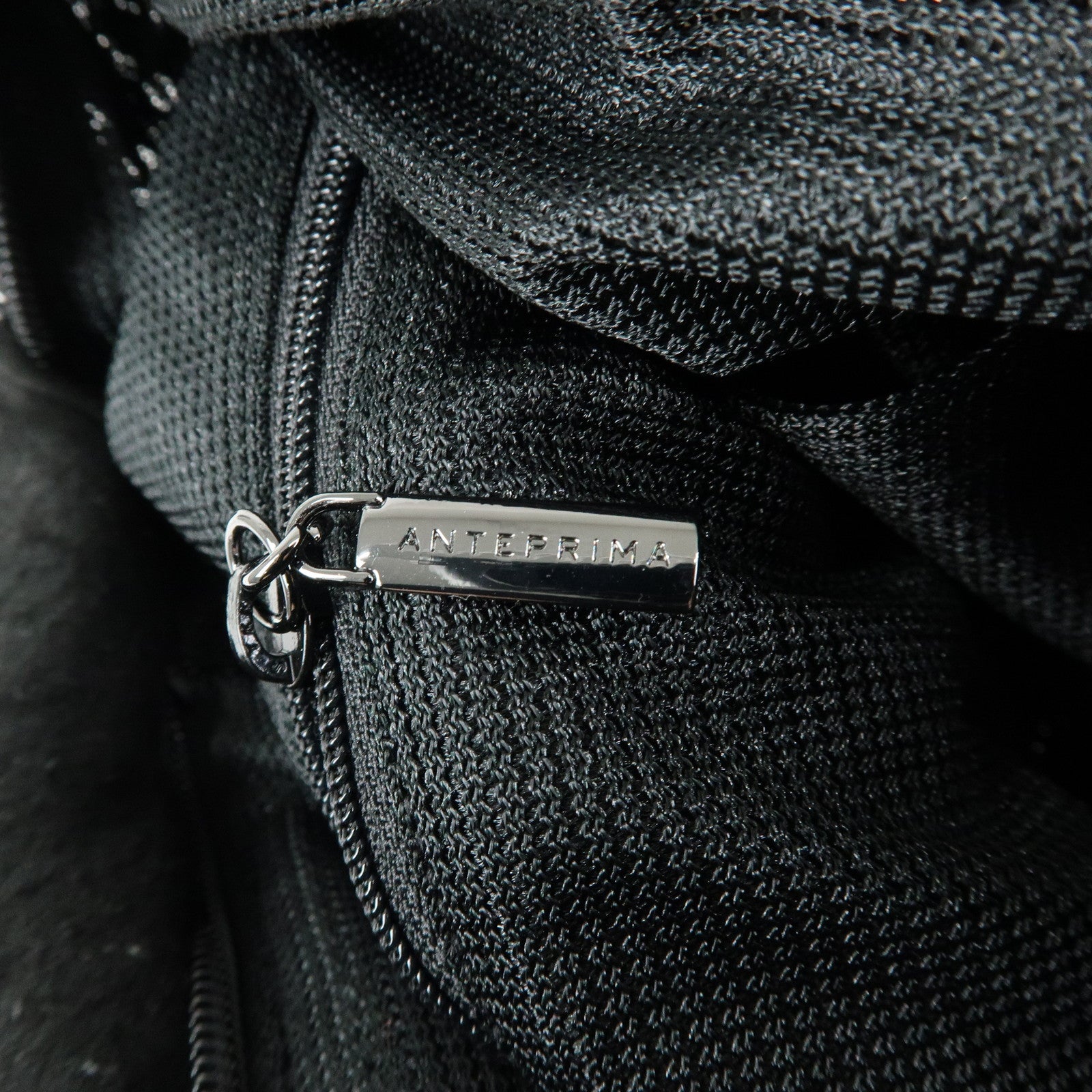 ANTEPRIMA PVC Wire Bag Tote Bag Shoulder Bag Black White