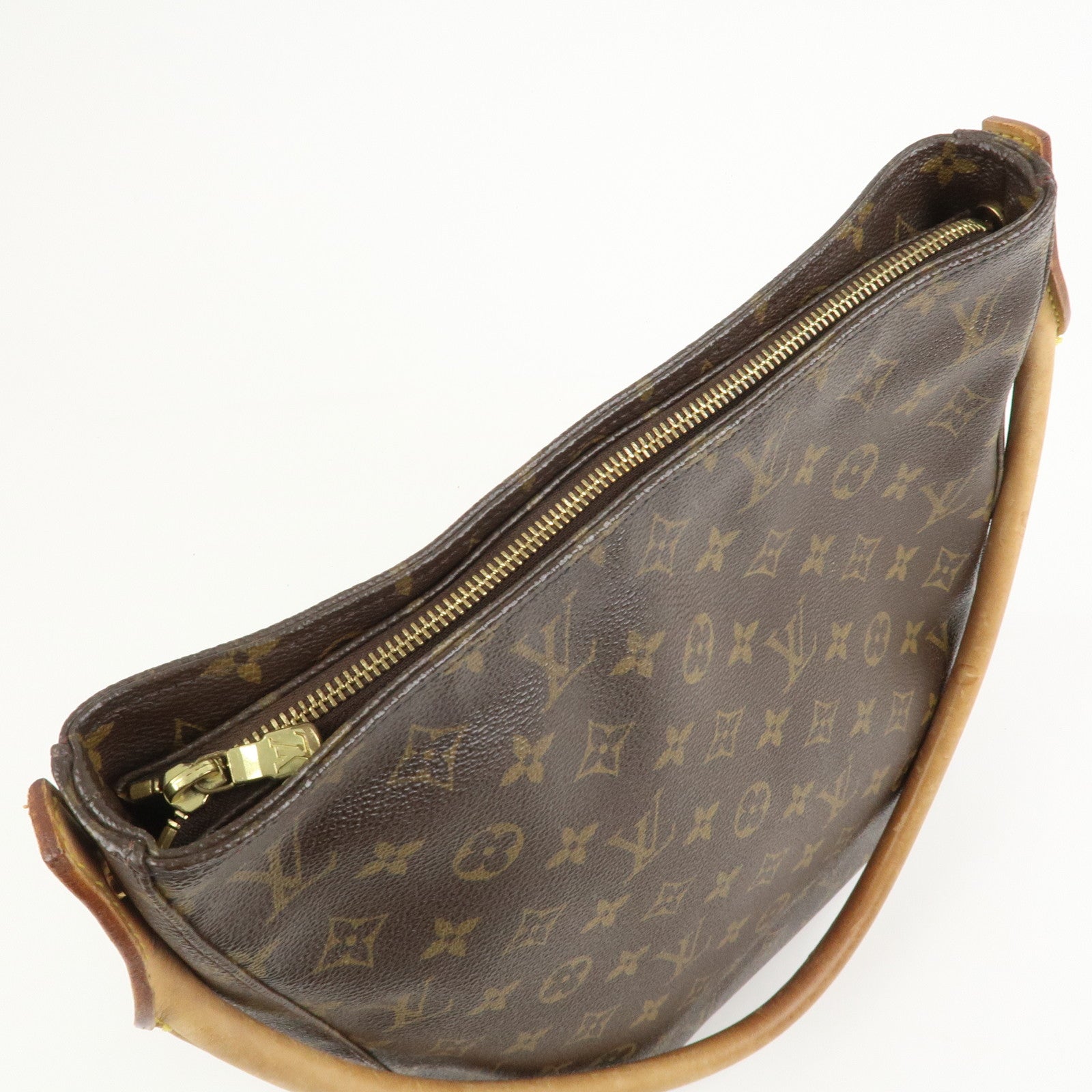 Louis Vuitton Monogram Looping GM Shoulder Bag Brown M51145