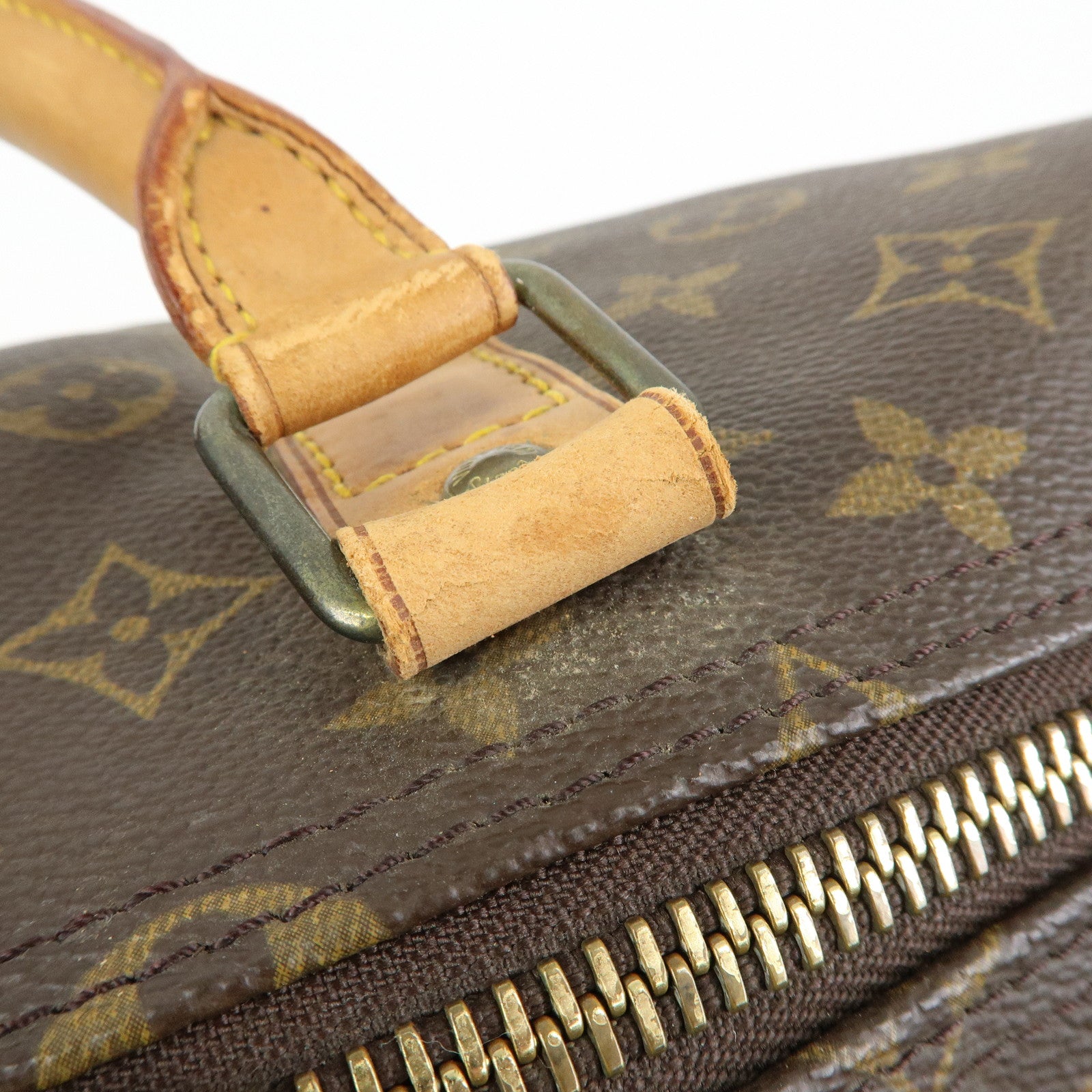 Louis Vuitton Keep All 55 Boston Bag Hand Bag Brown M41414