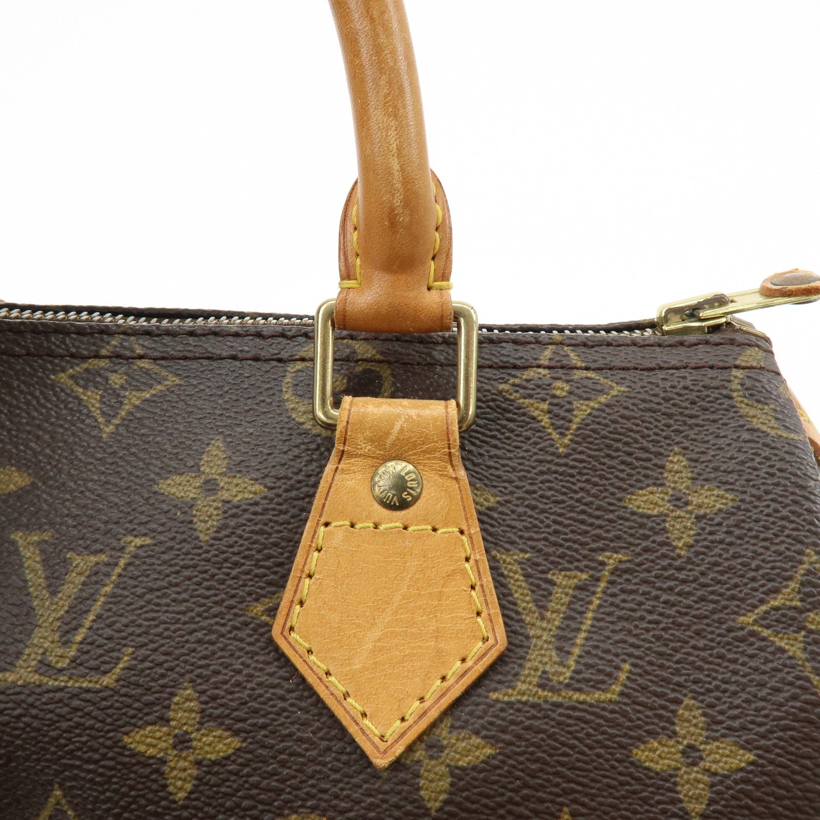 Louis Vuitton Monogram Speedy 25 Boston Bag Hand Bag Brown M41528