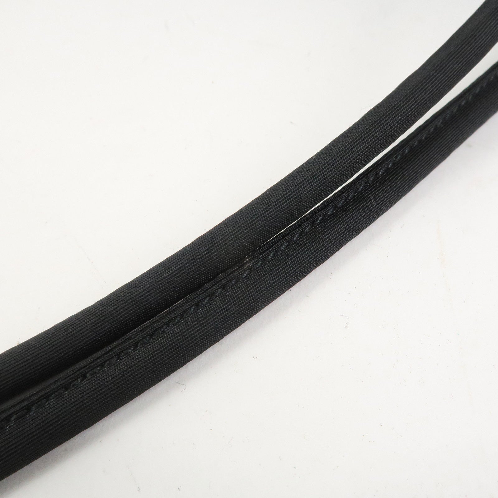 PRADA Triangle Logo Nylon Tote Bag Shoulder Bag Black