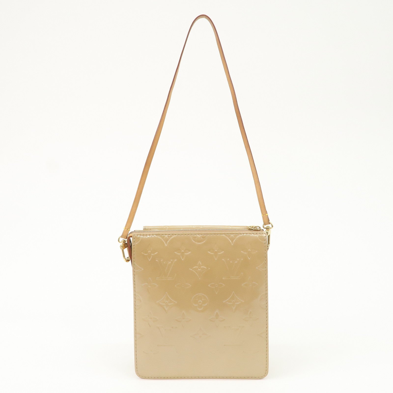 Louis Vuitton Monogram Vernis Motte Shoulder Bag Noisette M91337 Used