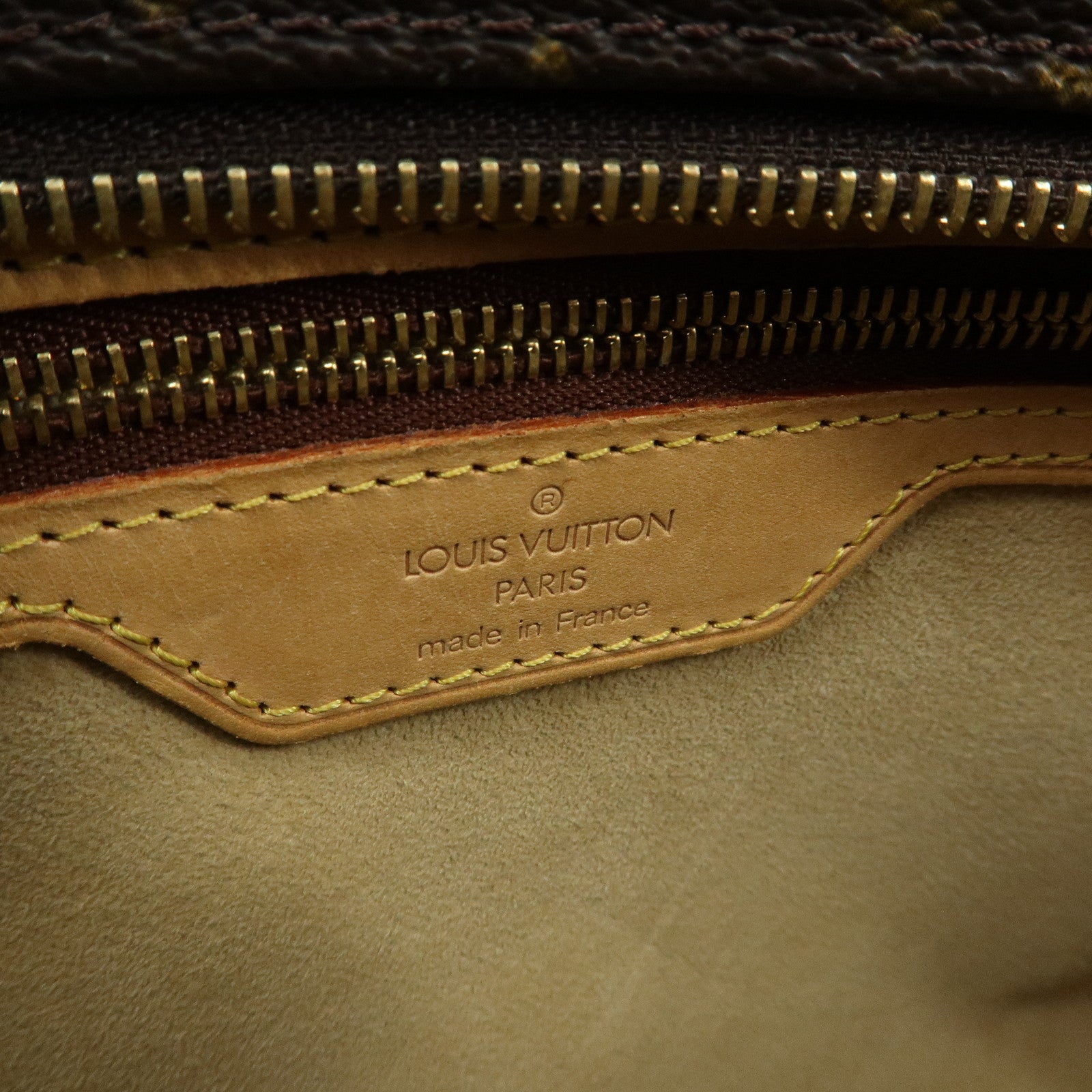 Louis Vuitton Monogram Luco Tote Bag Shoulder Bag Brown M51155