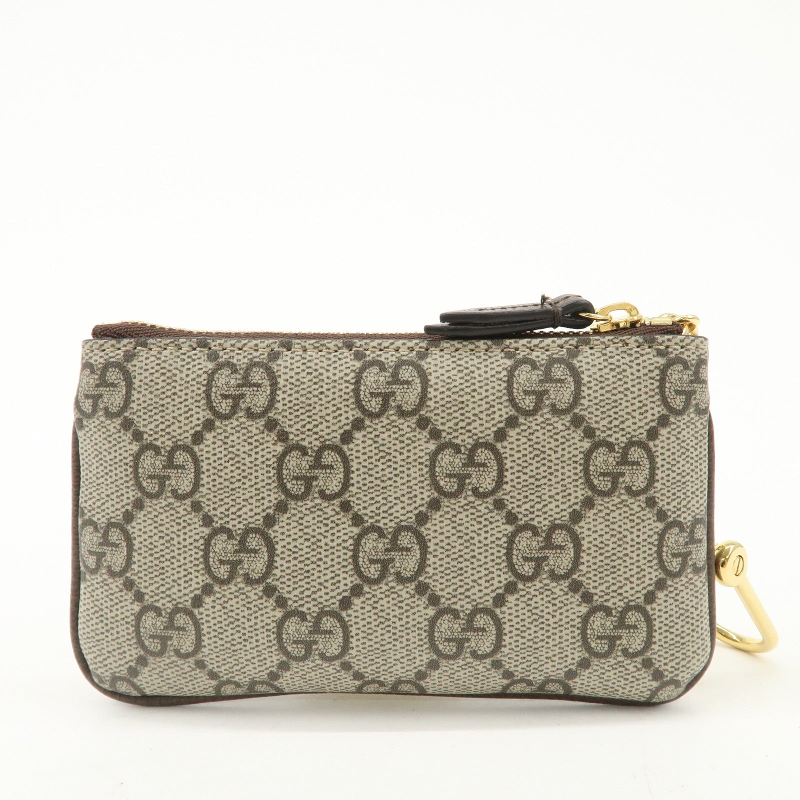 GUCCI GG Supreme Leather Coin Case Key Case 772321 Used