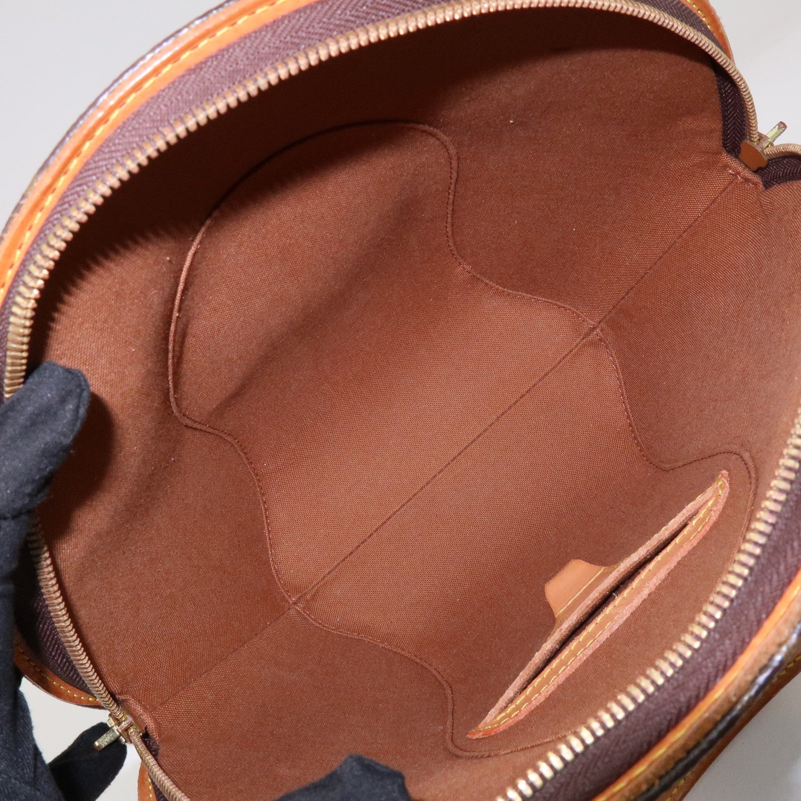 Louis Vuitton Monogram Ellipse PM Hand Bag Brown M51127