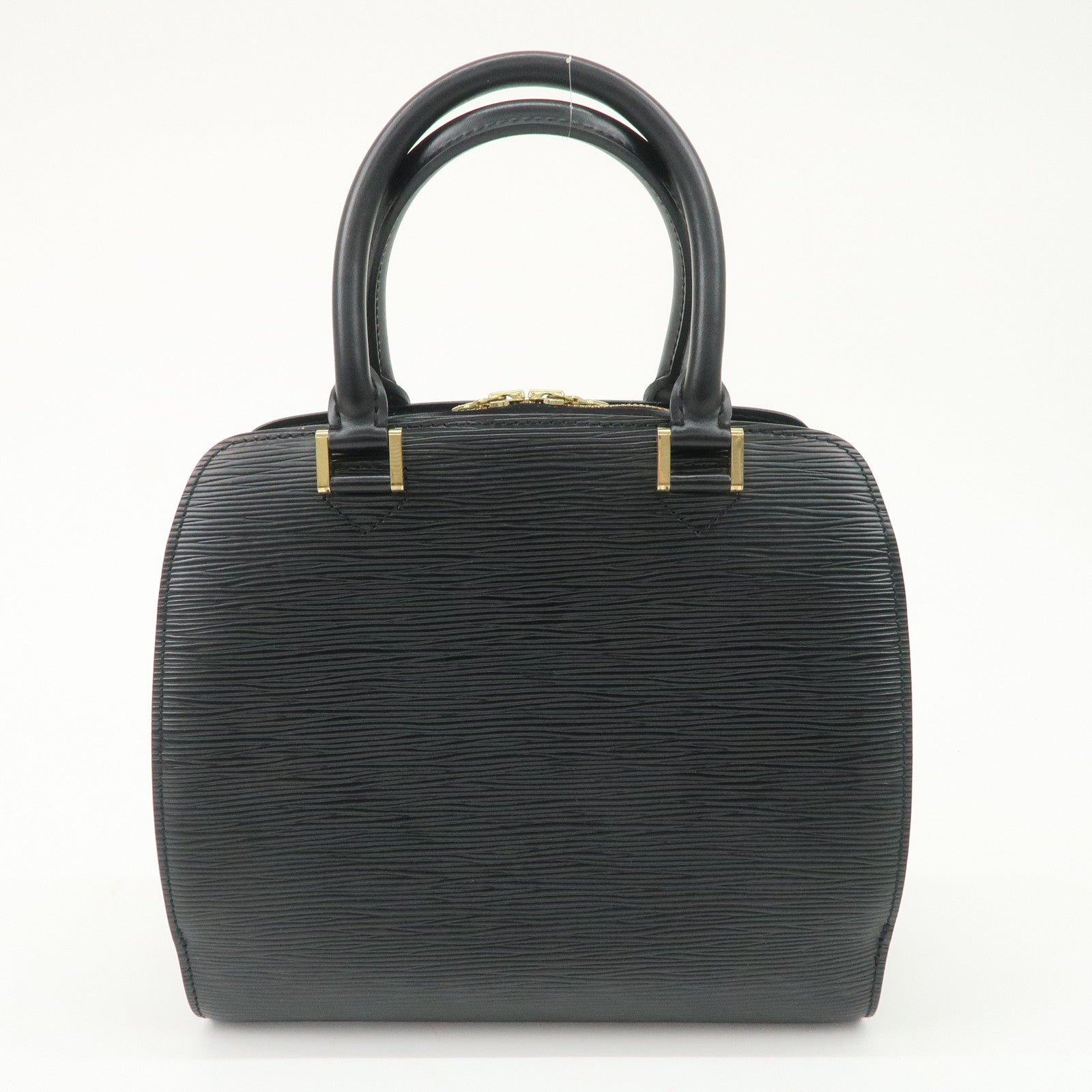 Louis Vuitton Epi Pont Neuf Hand Bag Black Noir M52052