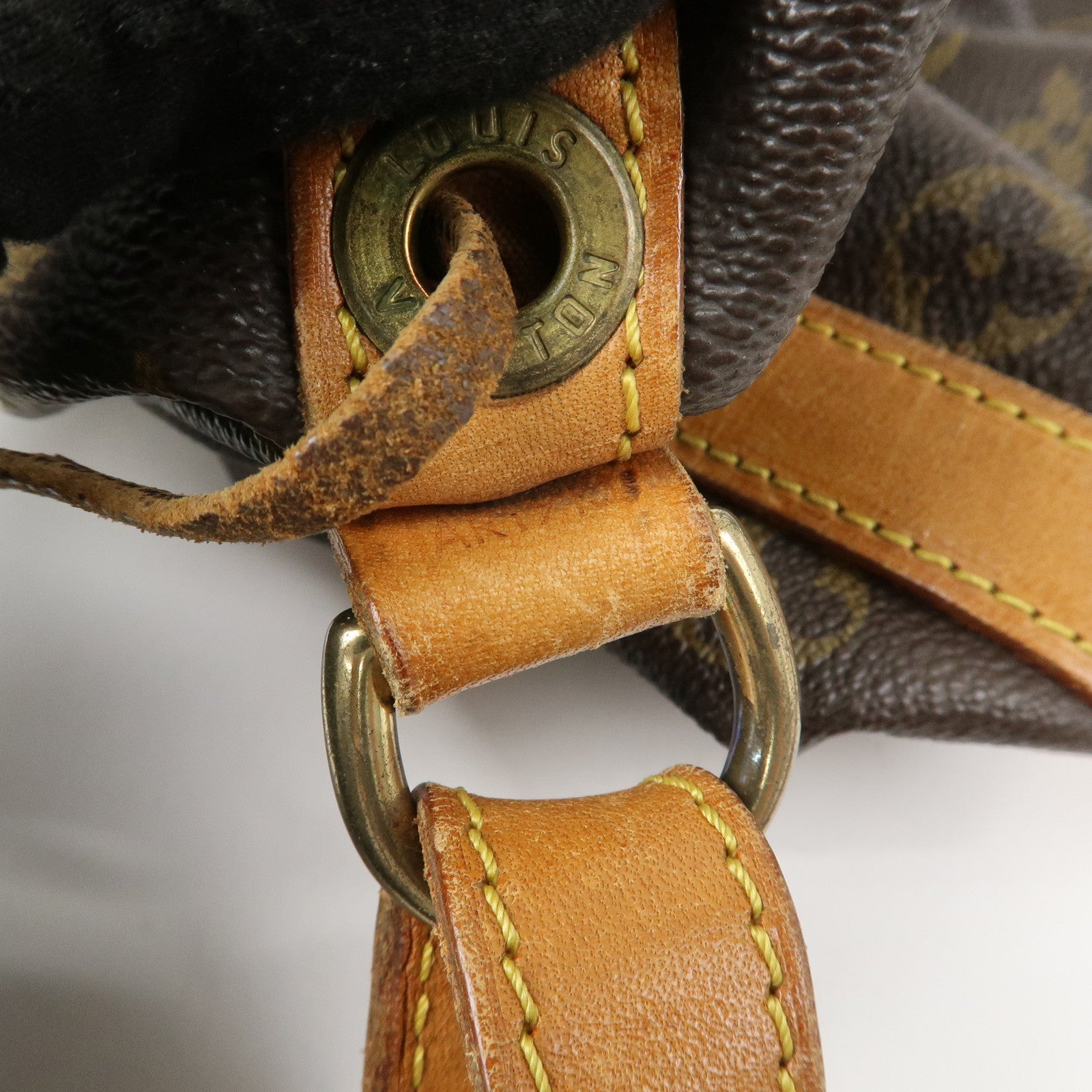 Louis Vuitton Monogram Petit Noe Shoulder Bag Brown M42226