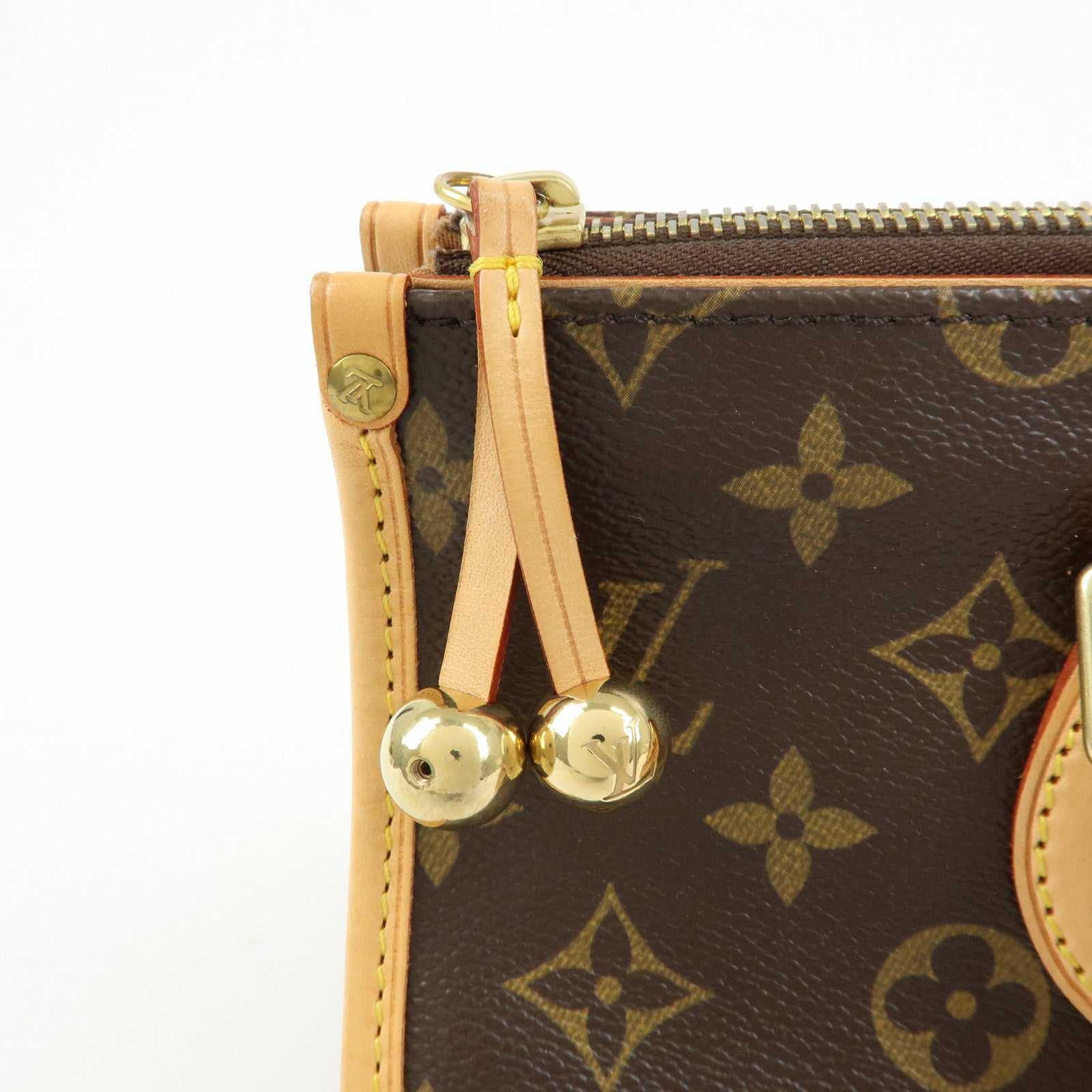 Louis Vuitton Monogram Popincourt Hand Bag Brown M40009