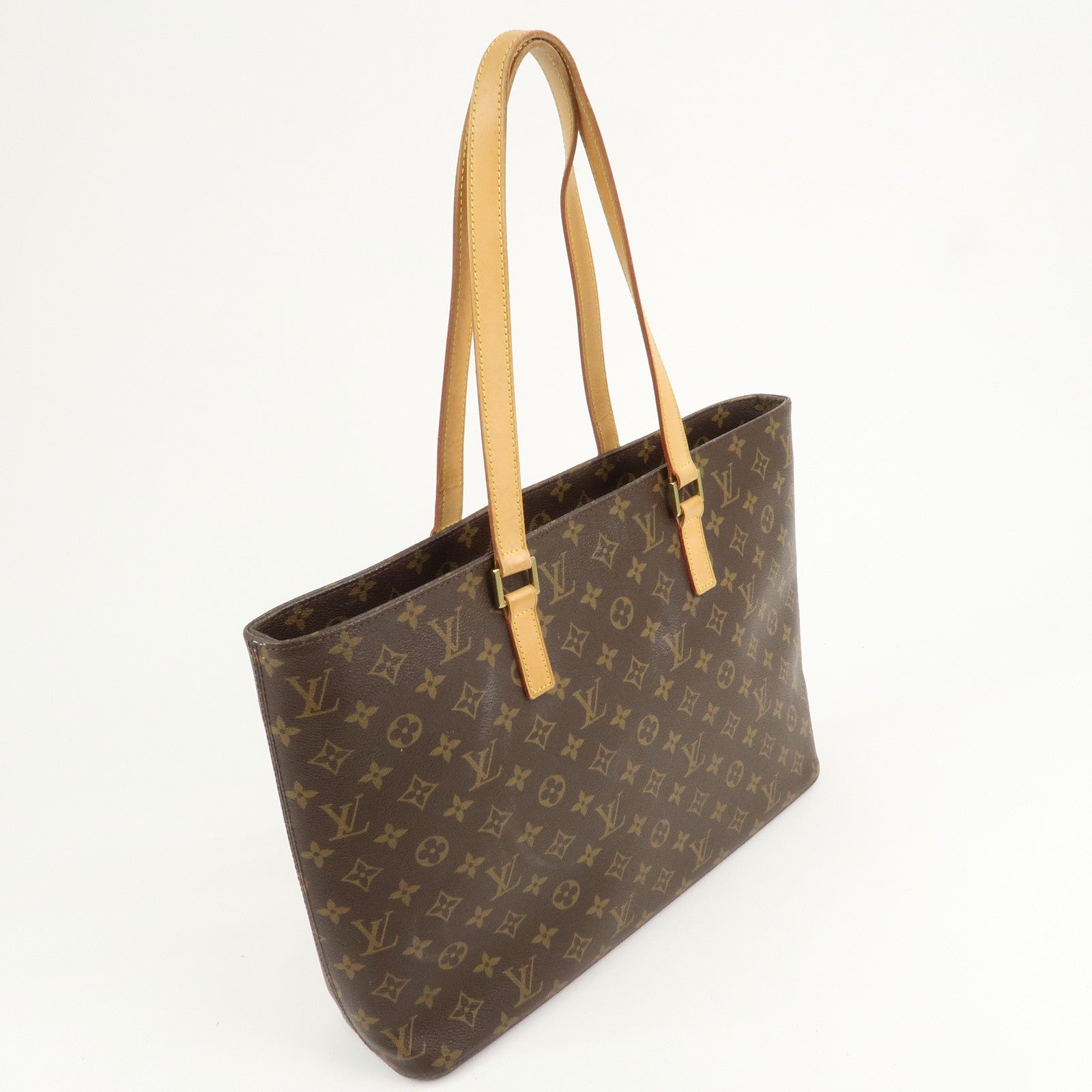 Louis Vuitton Monogram Luco Tote Bag Hand Bag Brown M51155