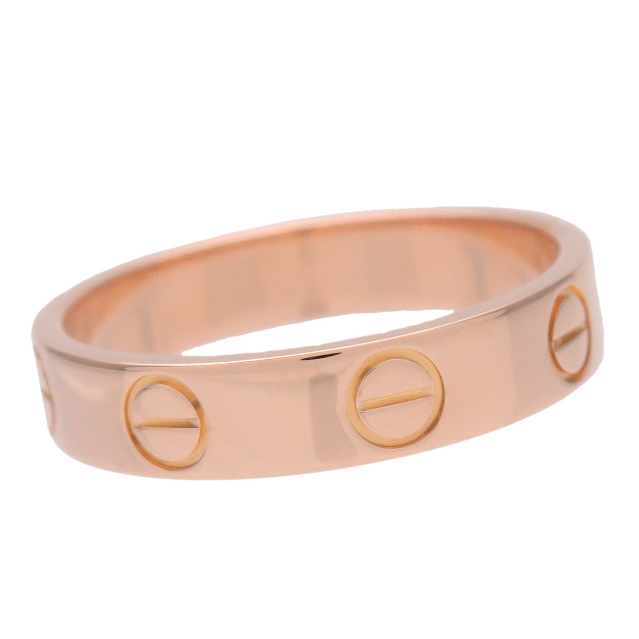 Cartier Mini Love Ring K18 750PG Rose Gold #48 US4.5 EU48 HK9.5