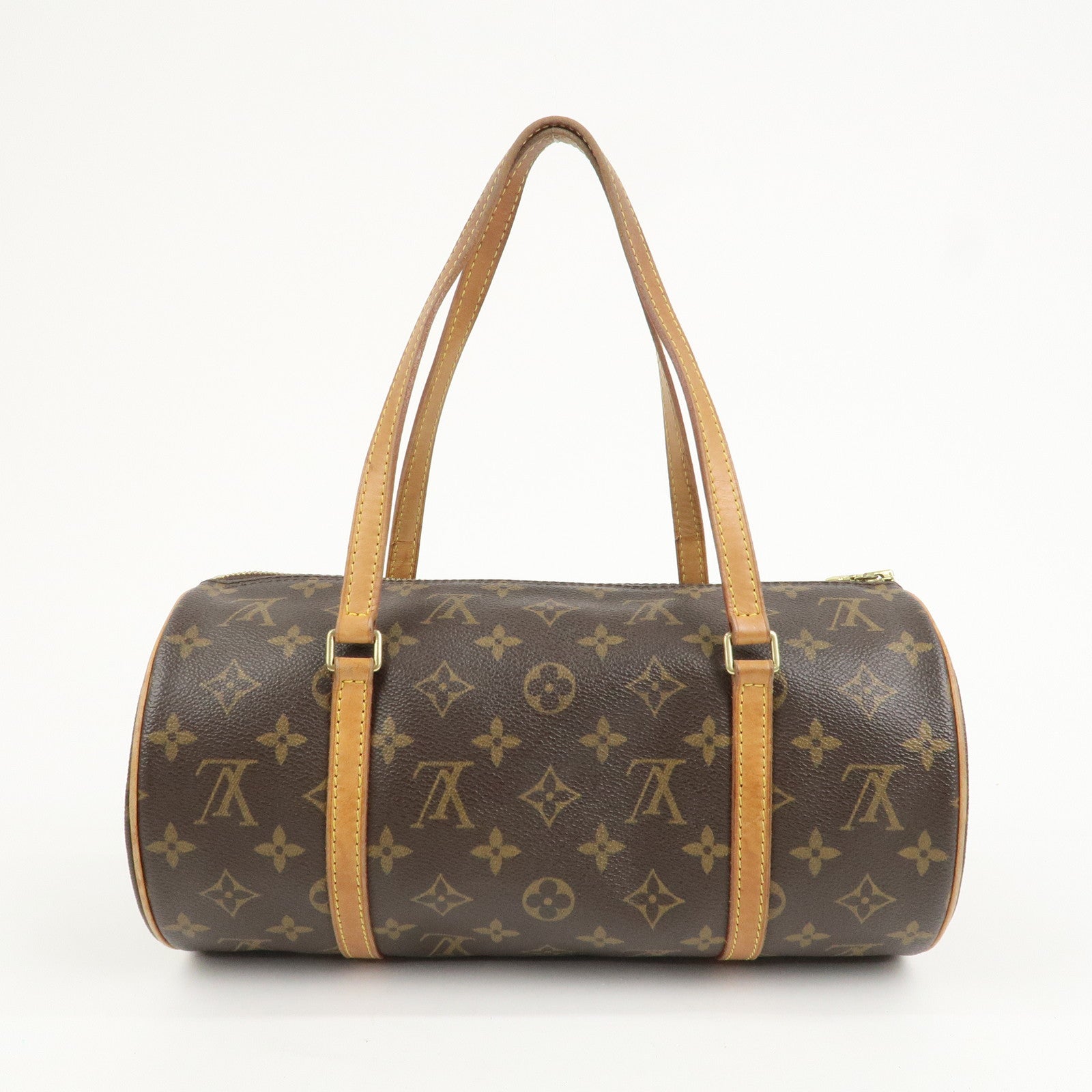 Louis Vuitton Monogram Papillon 30 Hand Bag New Style Brown M51385