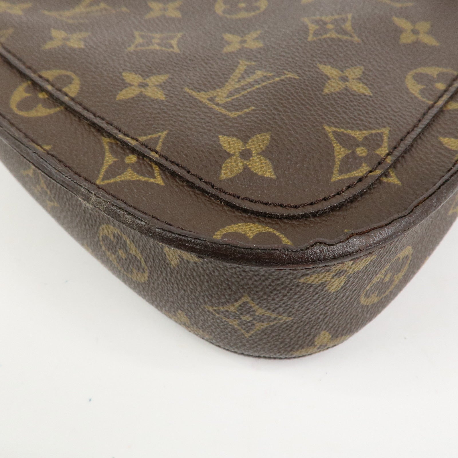 Louis Vuitton Monogram Saint Cloud MM Shoulder Bag Brown M51243