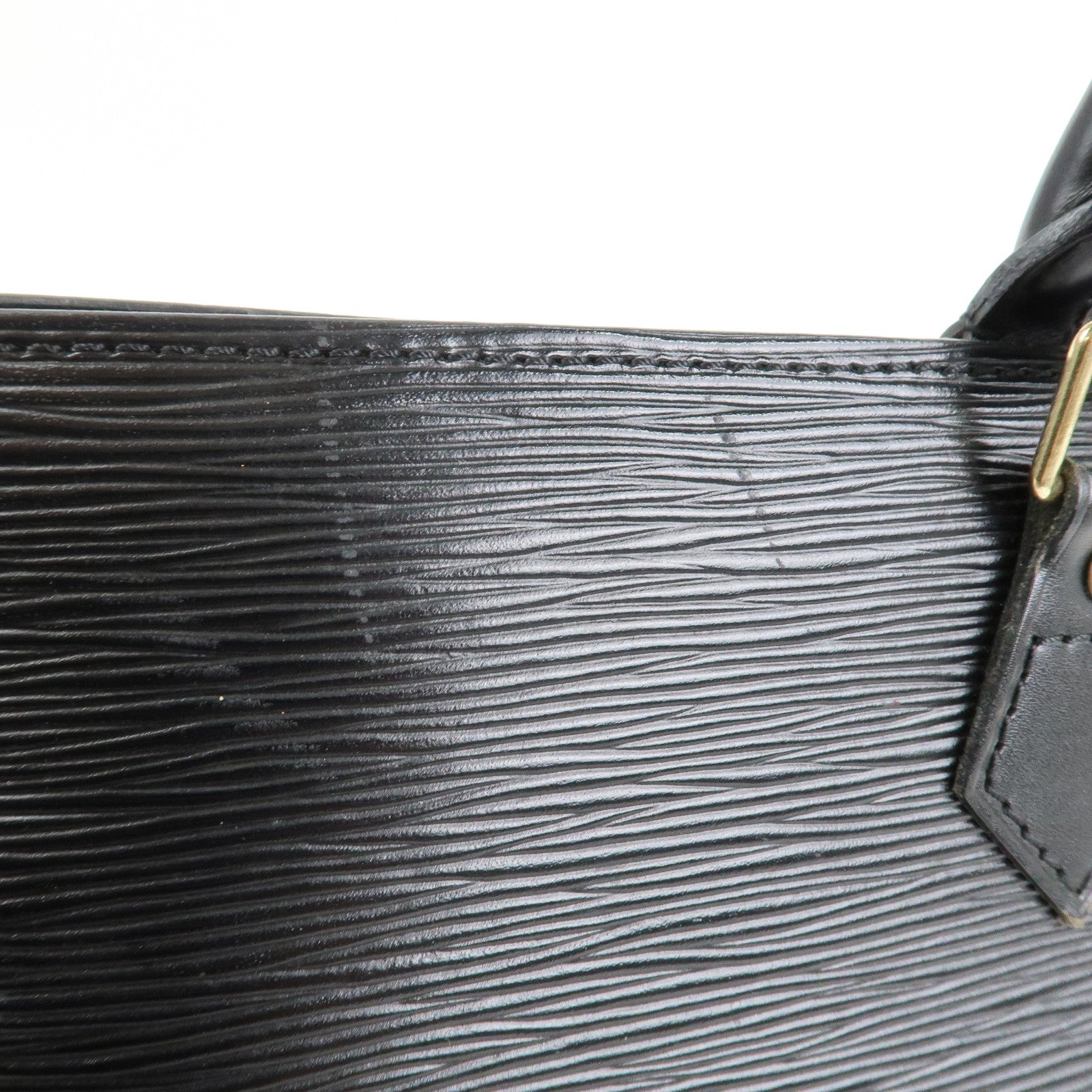 Louis Vuitton Epi Leather Sac Triangle Hand Bag Noir Black M52092