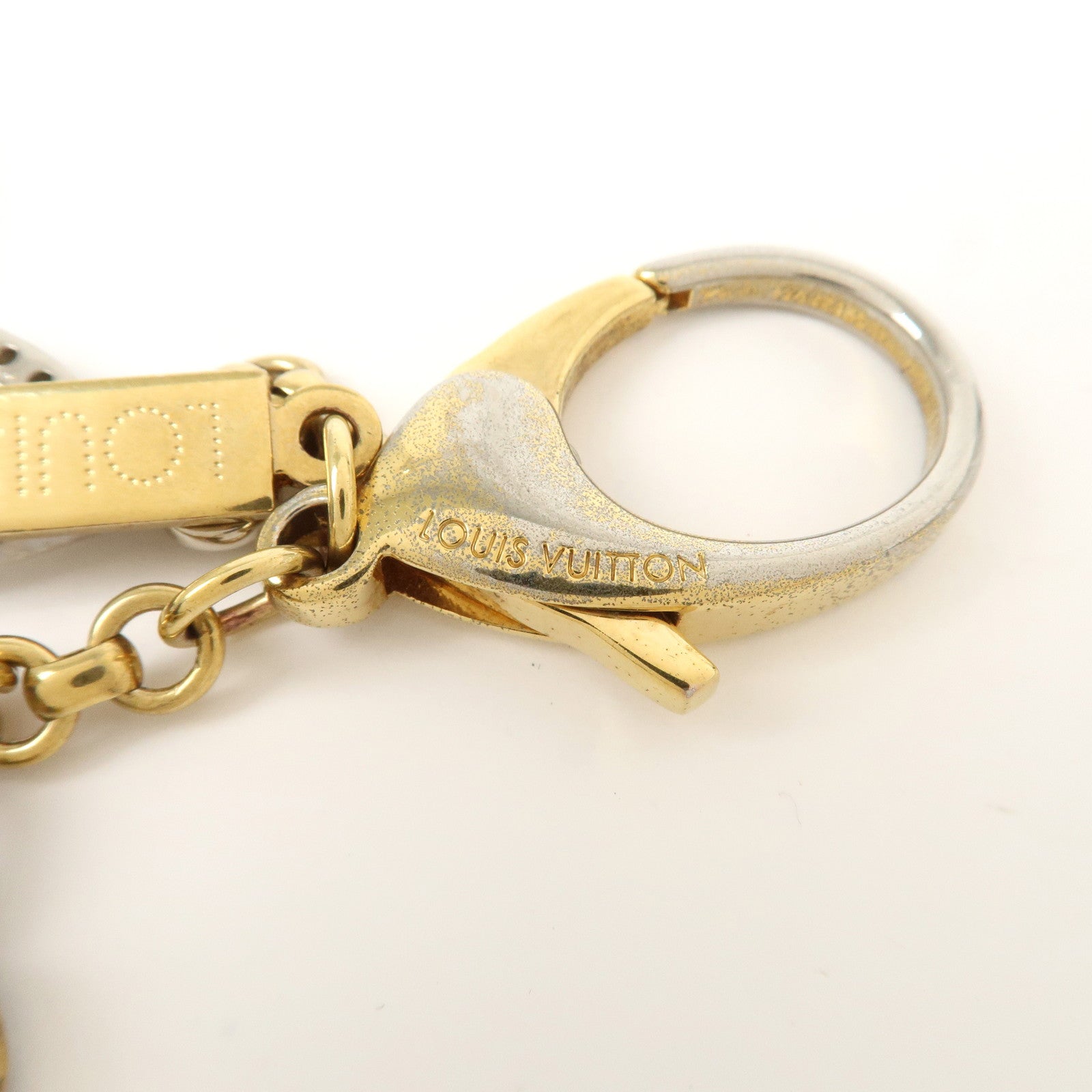 Louis Vuitton Monogram Bijoux Sac Tapage Bag Charm Gold M66350