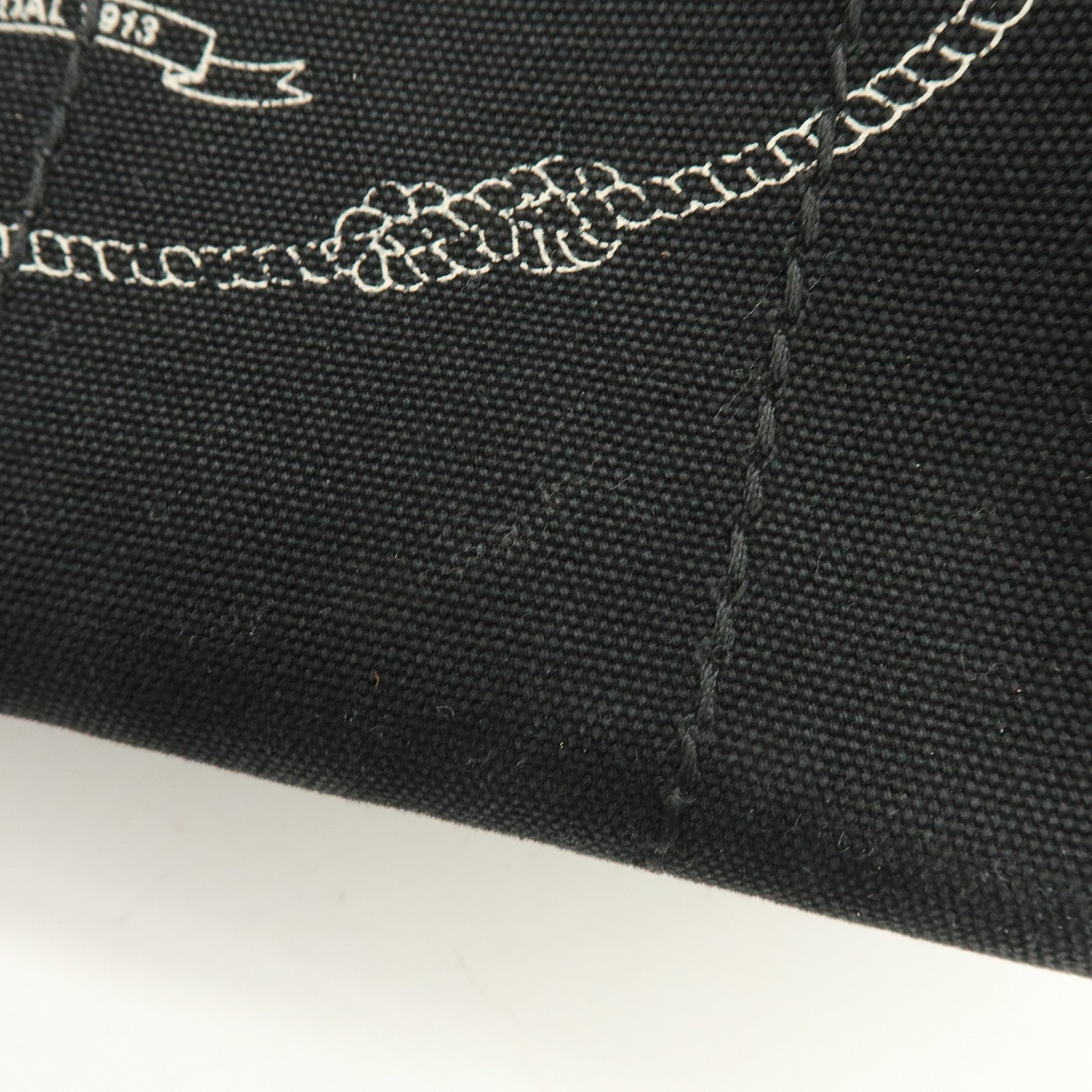 PRADA Triangle Logo Canapa Mini Canvas 2Way Hand Bag Black 1BG439
