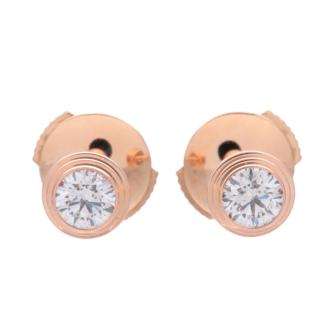 Cartier D'amour MM Diamond Earrings 0.26ct K18PG 750PG Rose Gold