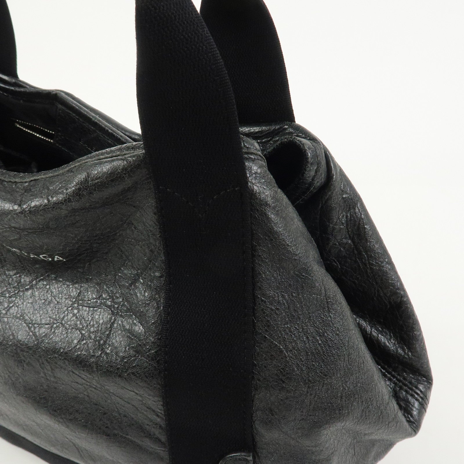 BALENCIAGA Exclusive Line Leather Black 339933
