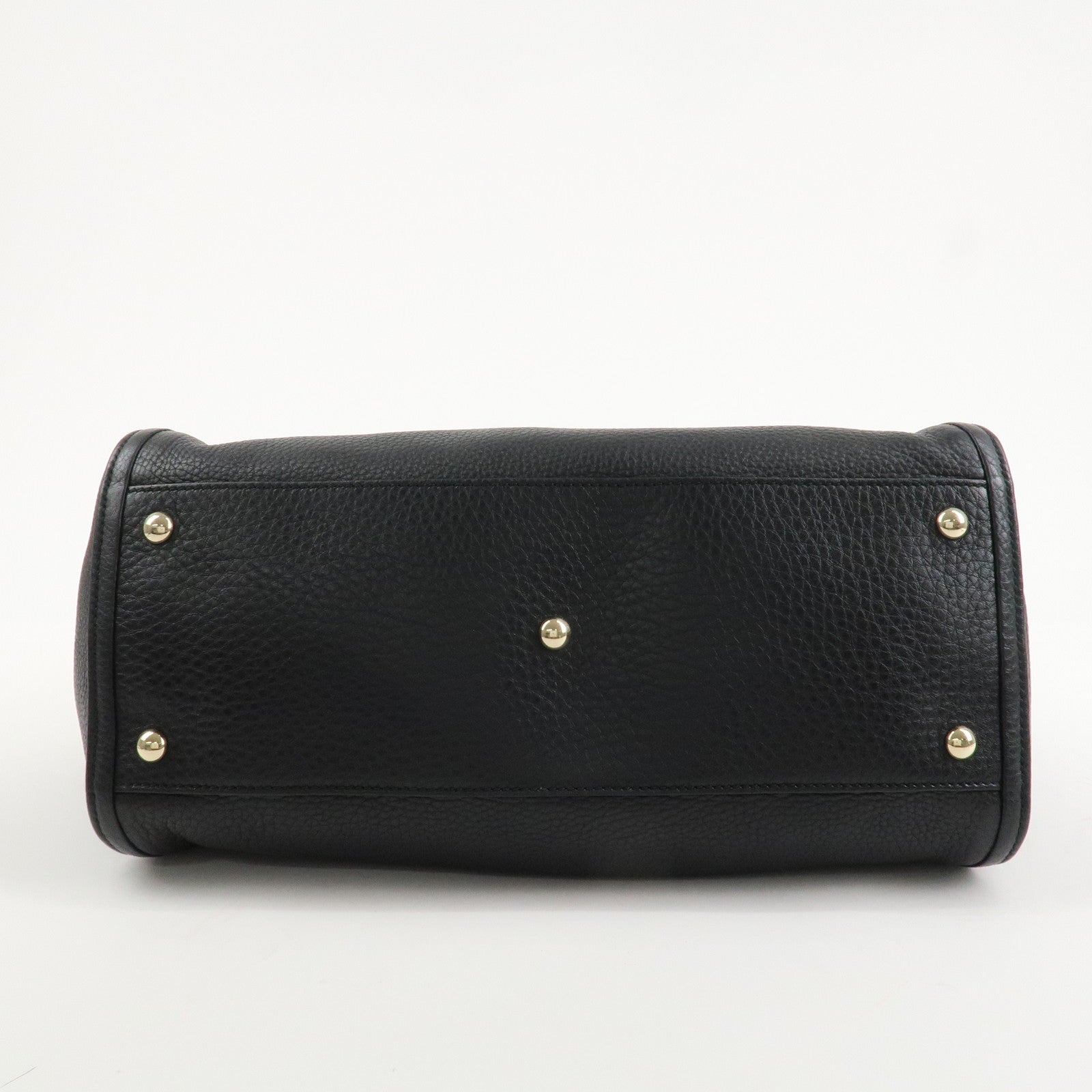 GUCCI SOHO Cellarius Leather Tote Bag Shoulder Bag Black 282309 Used