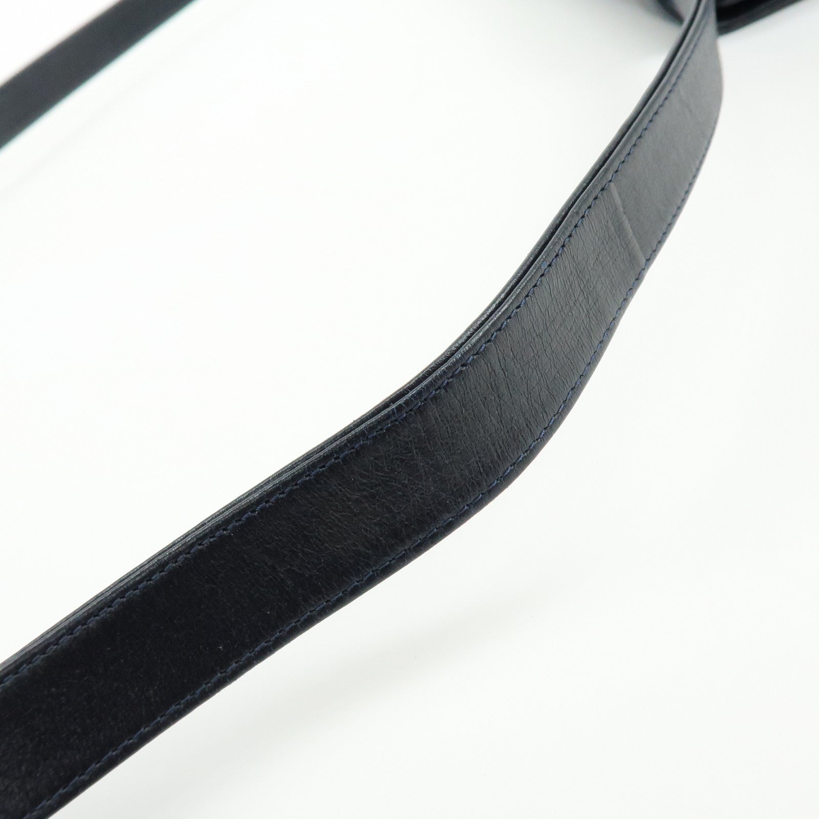 Cartier Leather Shoulder Bag Crossbody Bag Black