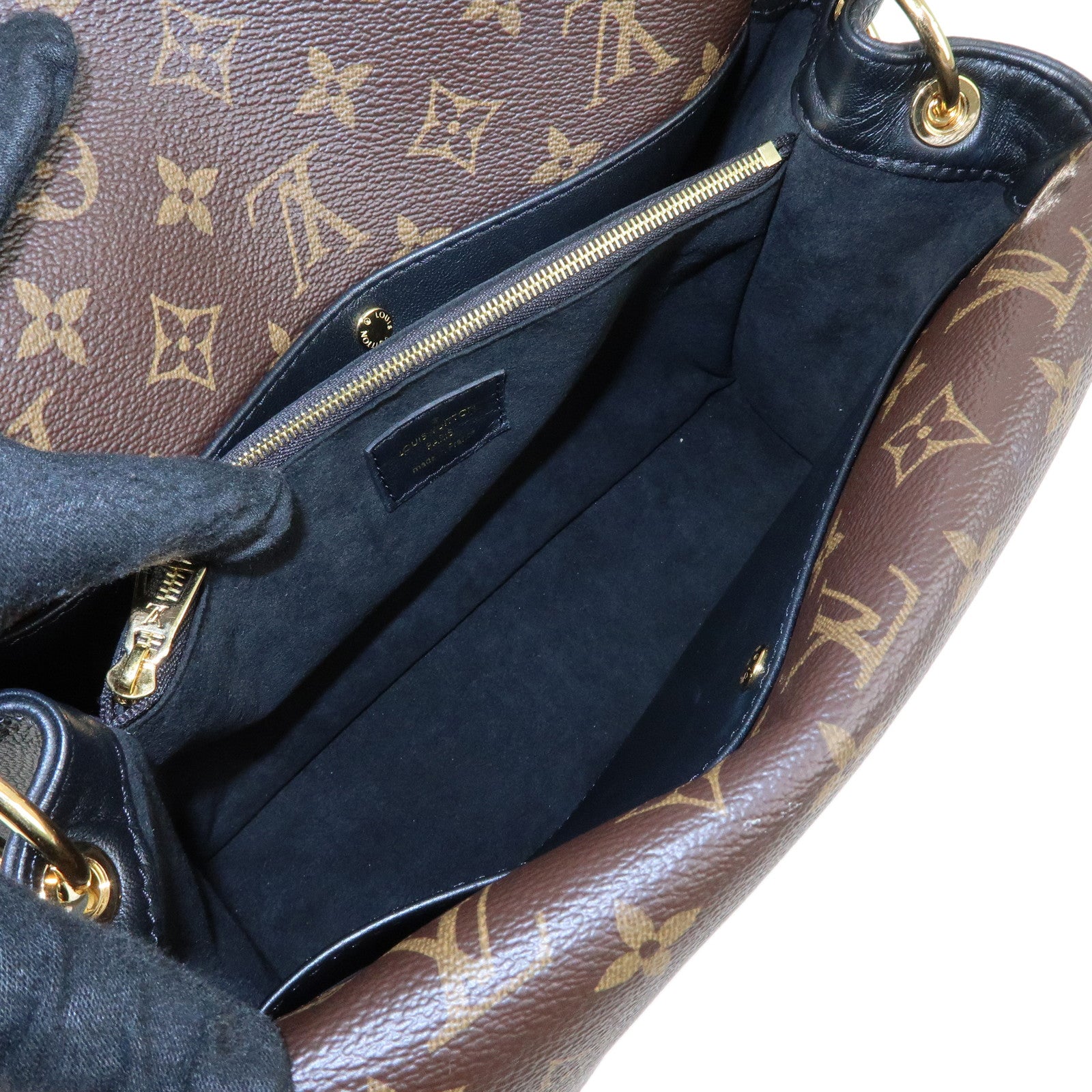 Louis Vuitton Monogram Double V 2Way Bag Shoulder Bag Noir M54439