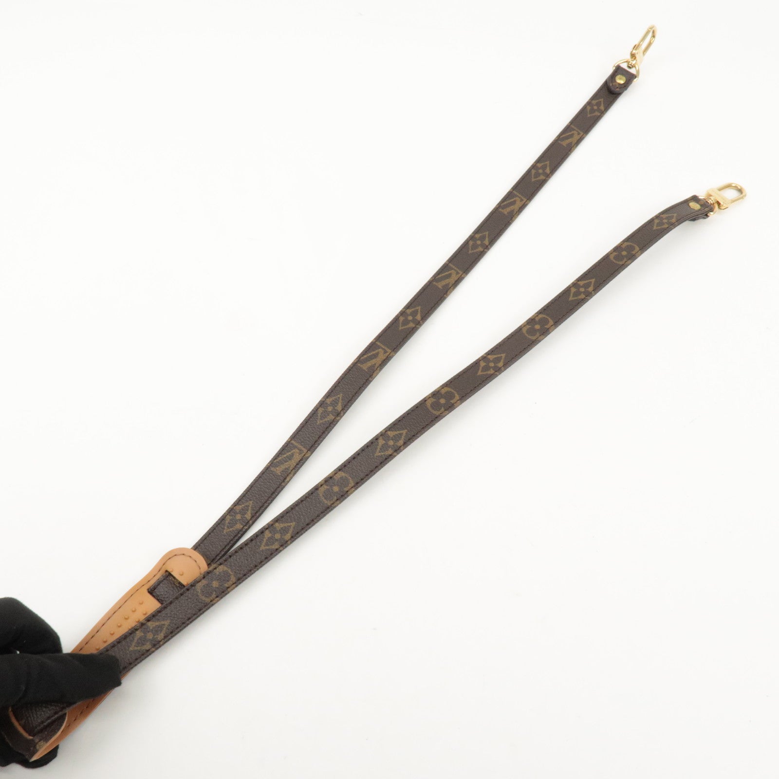 Louis Vuitton Monogram Canvas Shoulder Strap 120cm Brown J75010 Used