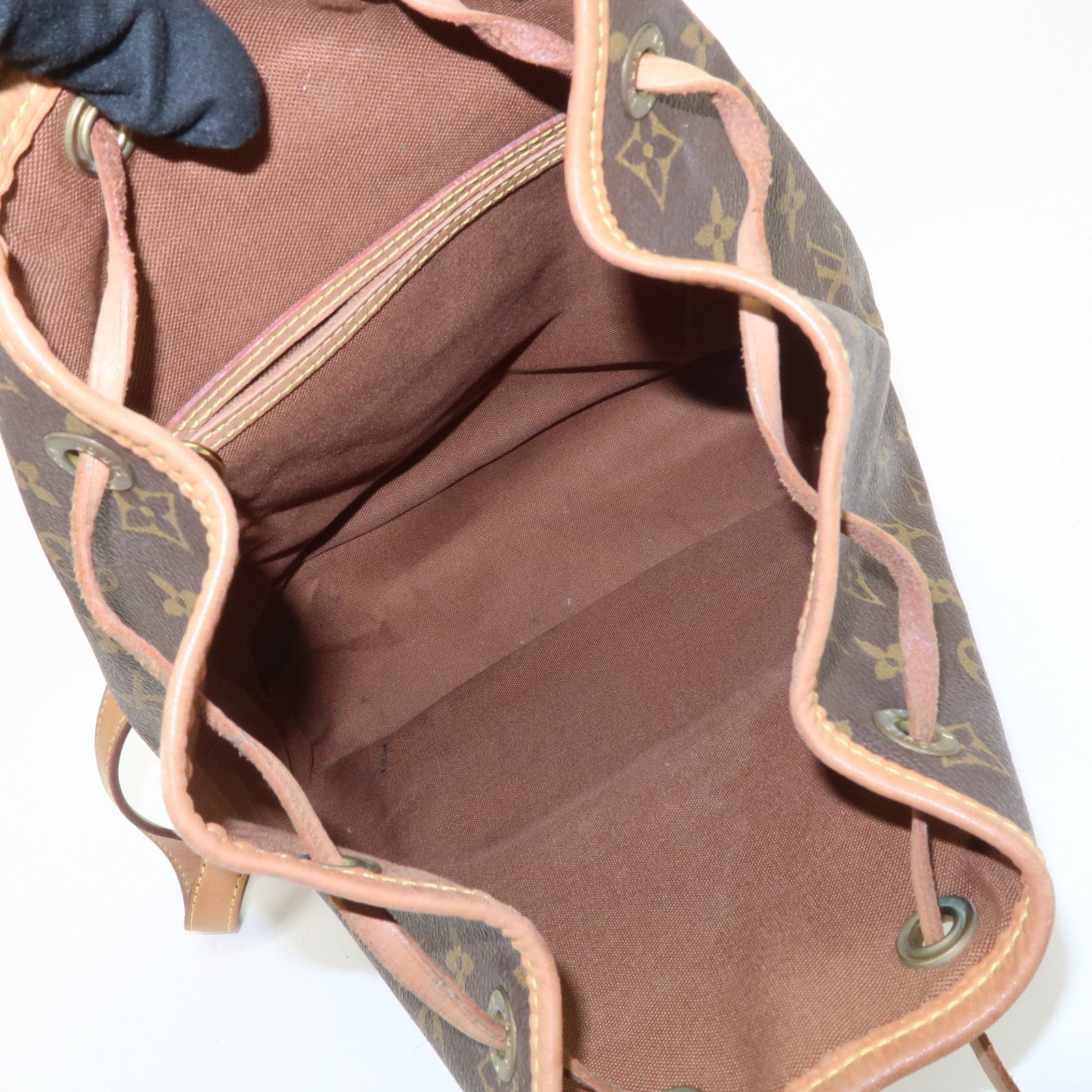 Louis Vuitton Monogram Canvas Montsouris MM Backpack Brown M51136