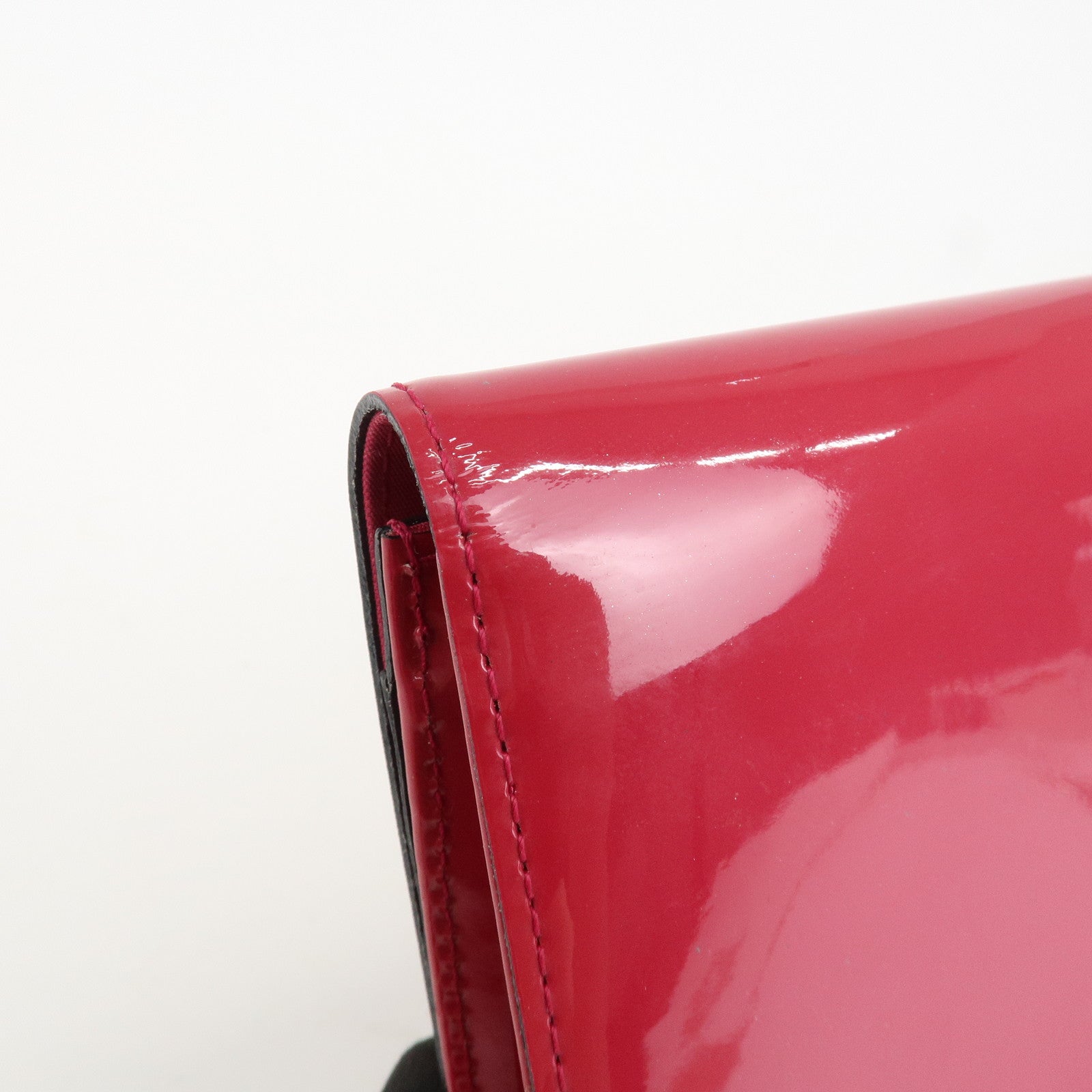 Louis Vuitton Vernis Leather Louise GM Clutch Bag Rose M61317 Used