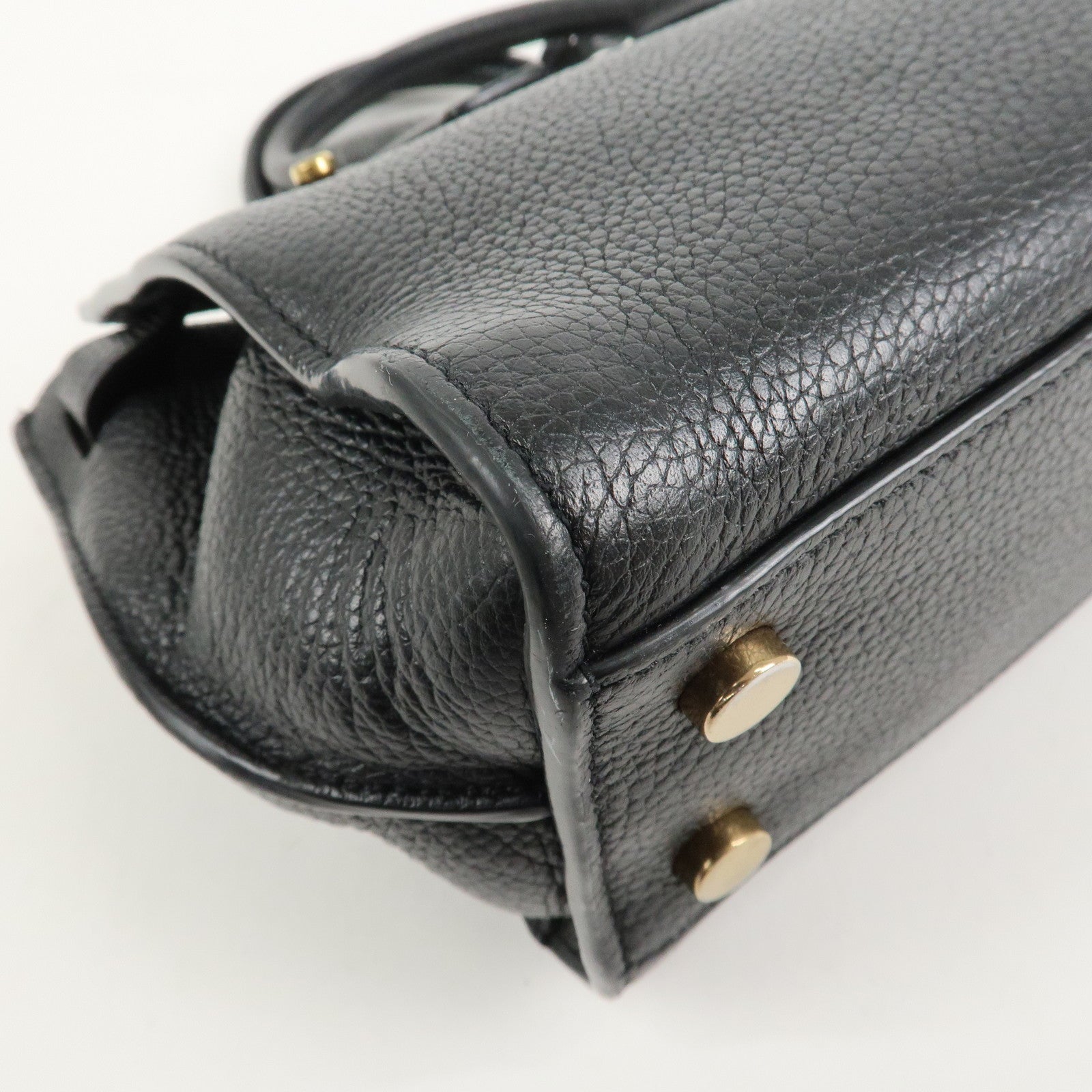 SAINT LAURENT PARIS Sac De Jour 2WAY Bag Hand Bag Black 717449