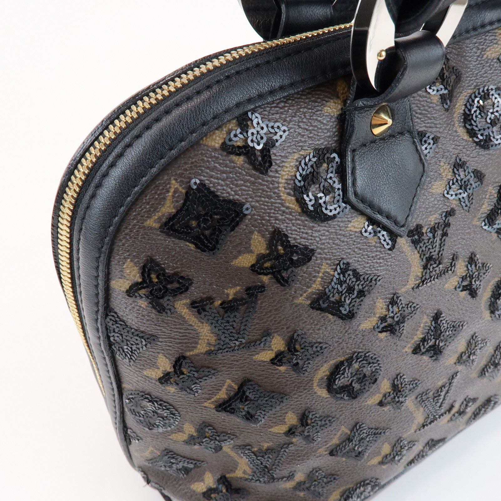 Louis Vuitton Monogram Eclipse Alma Hand Bag Noir M40246