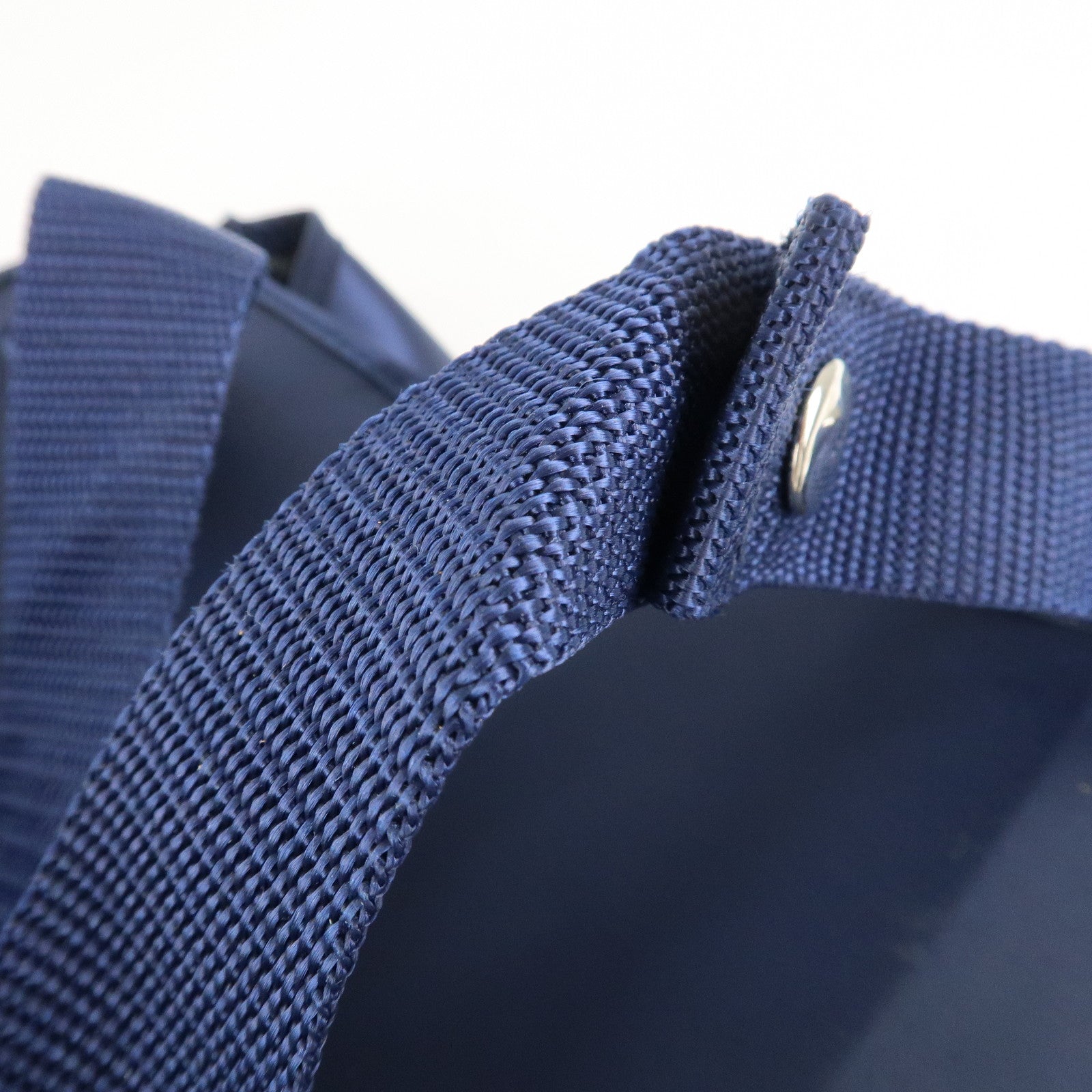 HERMES Nylon Sherpa Journey In The Land Of Stars 1999 Backpack Navy