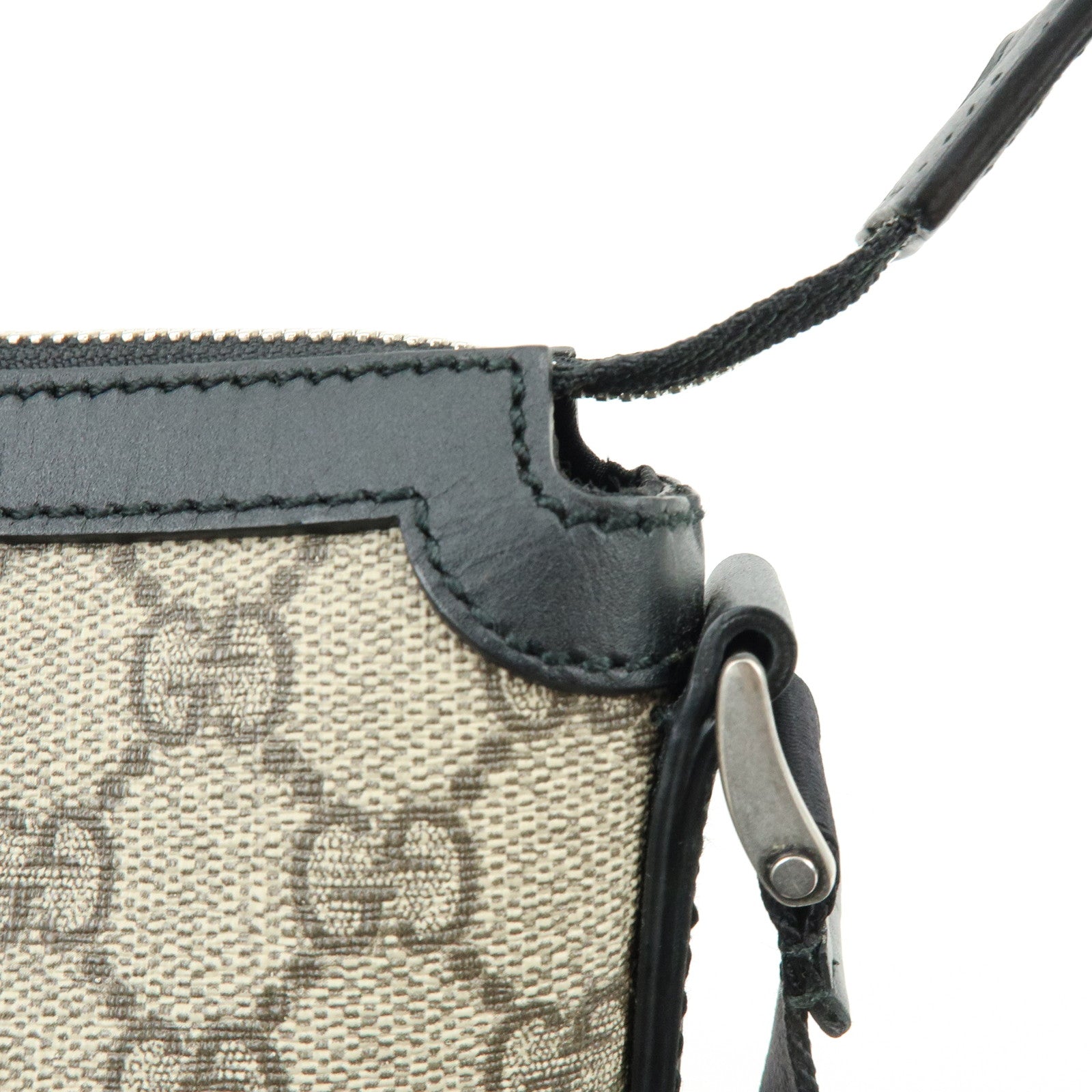 GUCCI Sherry GG Supreme Leather Shoulder Crossbody Bag Beige 471454