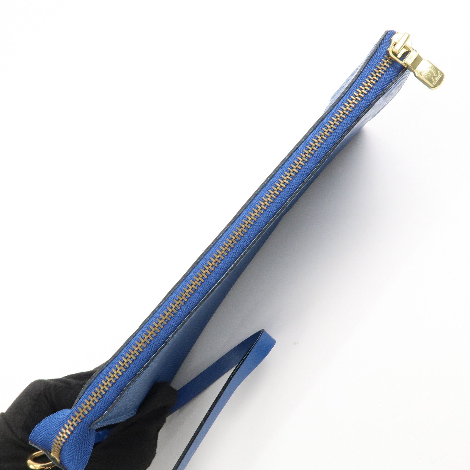 Louis Vuitton Epi Pochette Accessoires Pouch Toledo Blue M52945