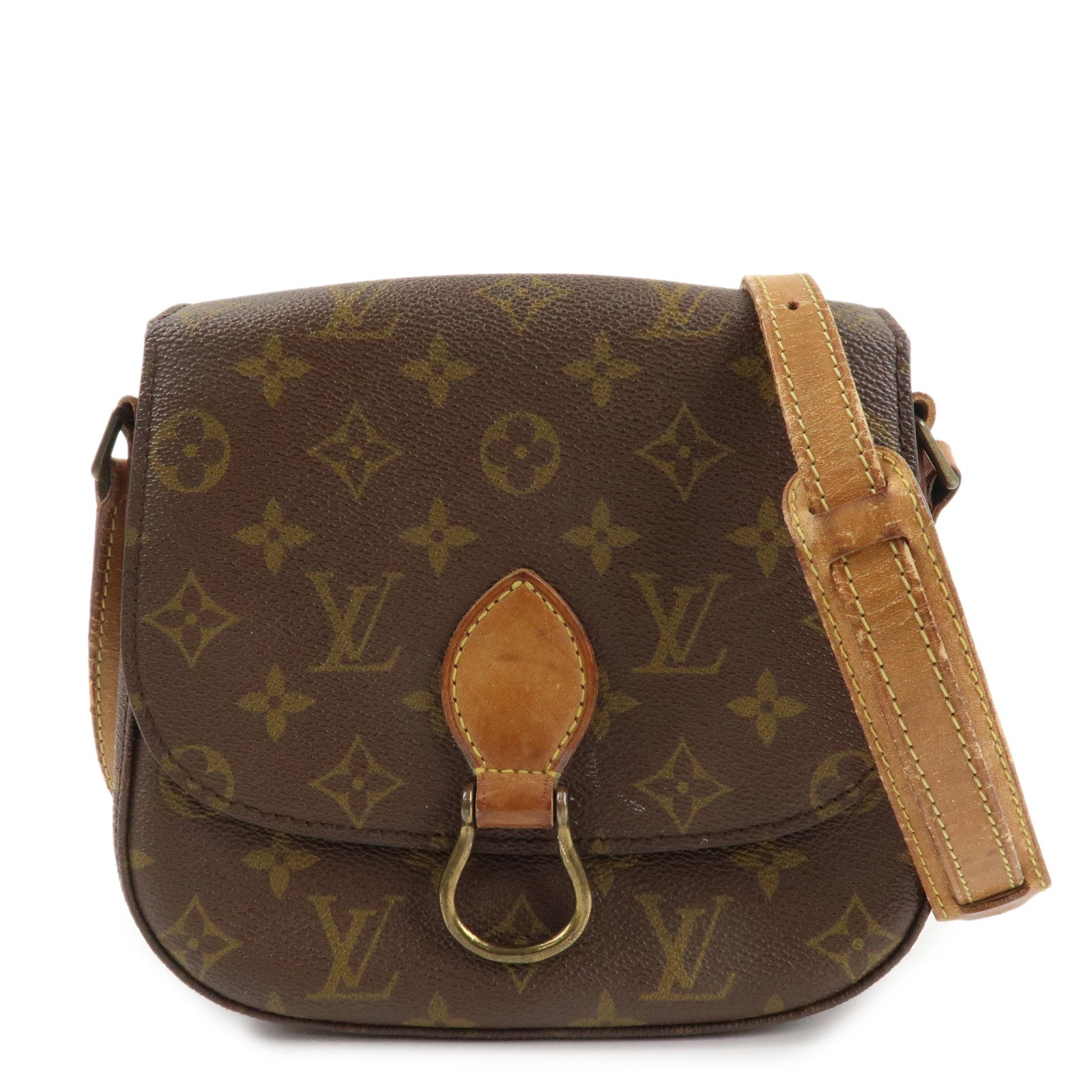 Louis Vuitton Monogram Mini Saint Cloud PM Shoulder Bag M51244 Used