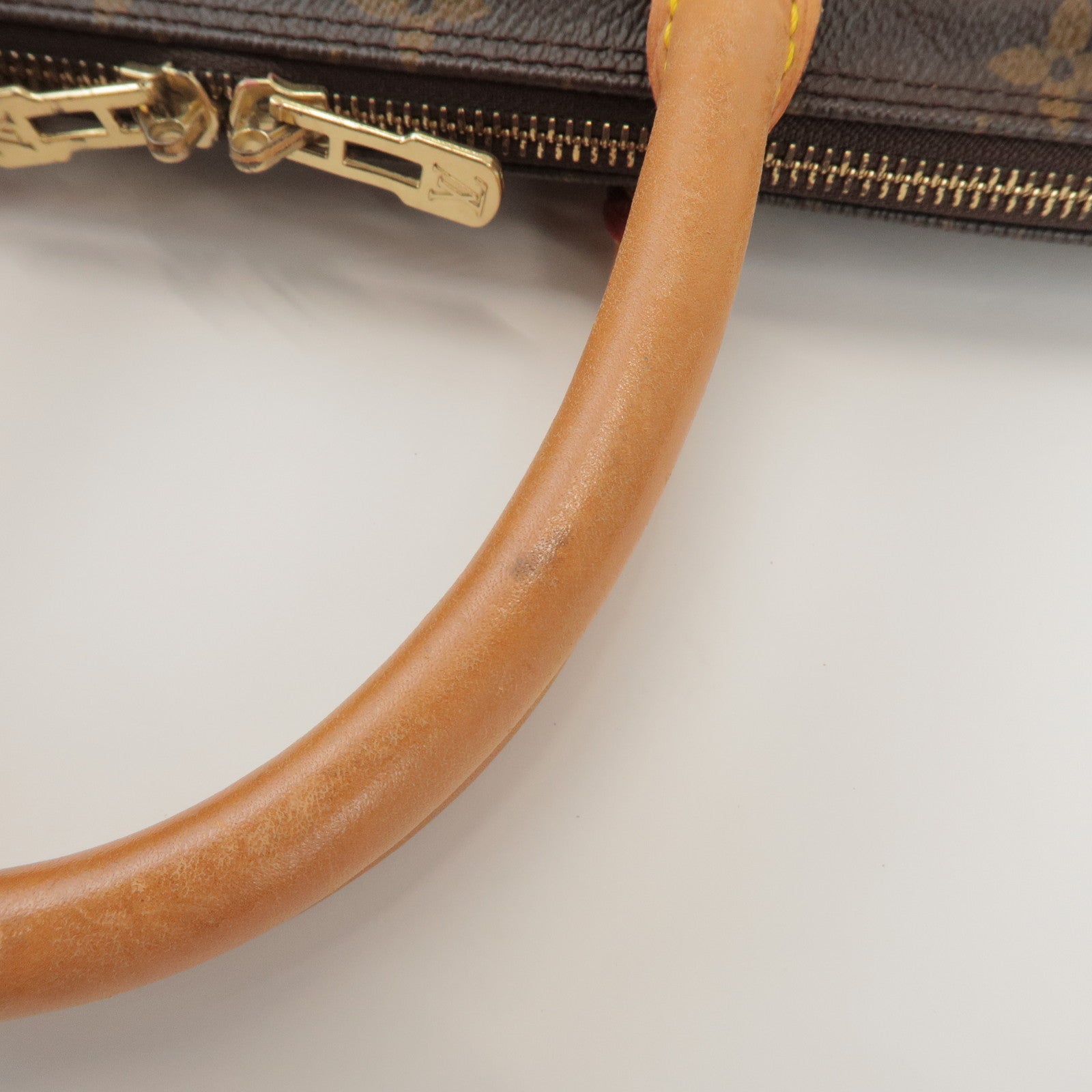 Louis Vuitton Monogram Porte Documents Voyage Bag Brown M53361